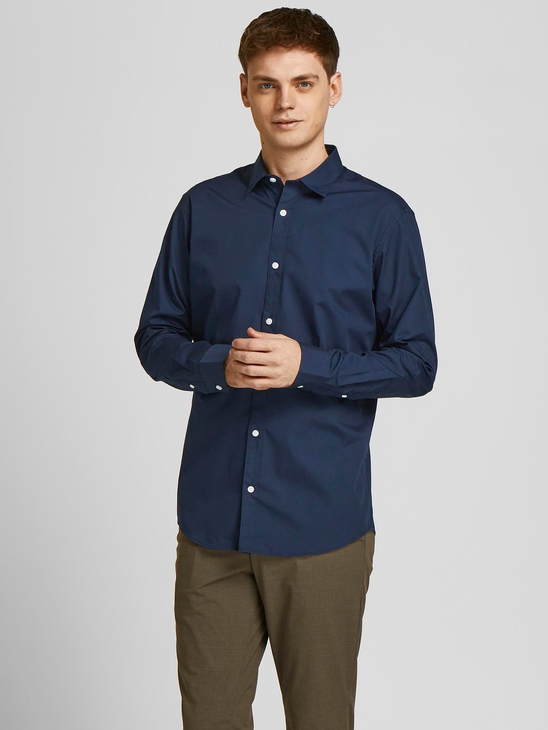 Jack & Jones Langarmhemd "JJJOE SHIRT LS 2 PACK MP" günstig online kaufen