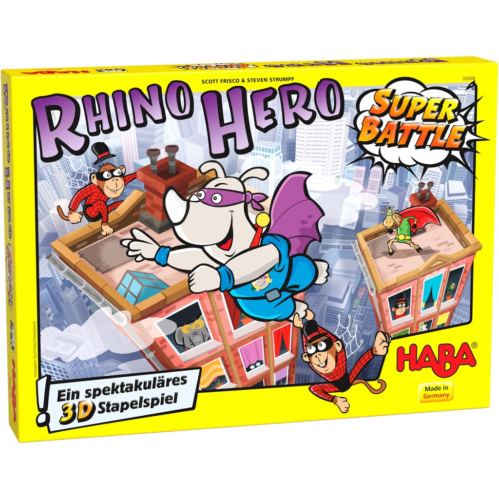 Haba Spiel »Rhino Hero Super Battle«, Made in Germany