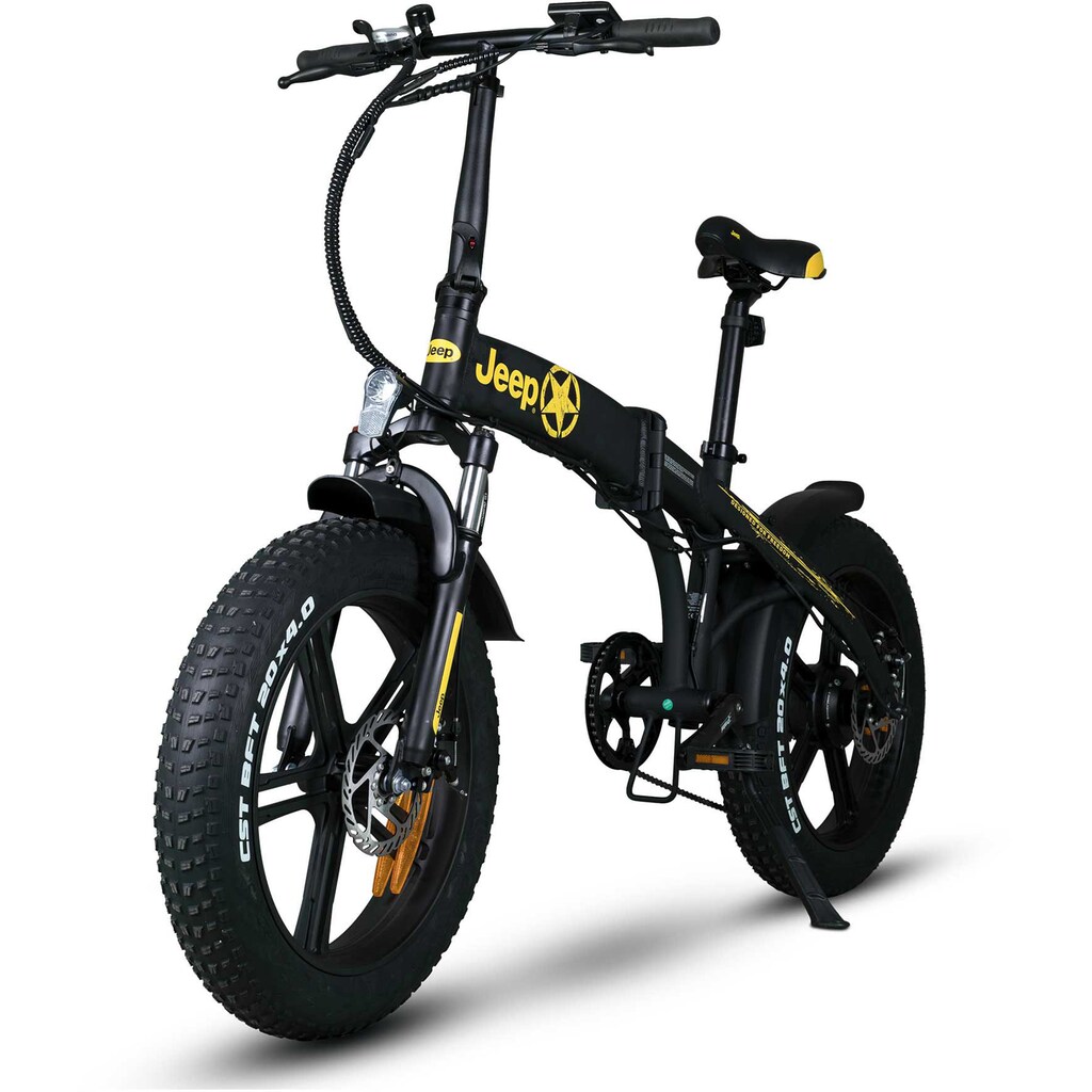 Jeep E-Bikes E-Bike »FR 7020«, 7 Gang, Heckmotor 250 W, (mit Akku-Ladegerät)