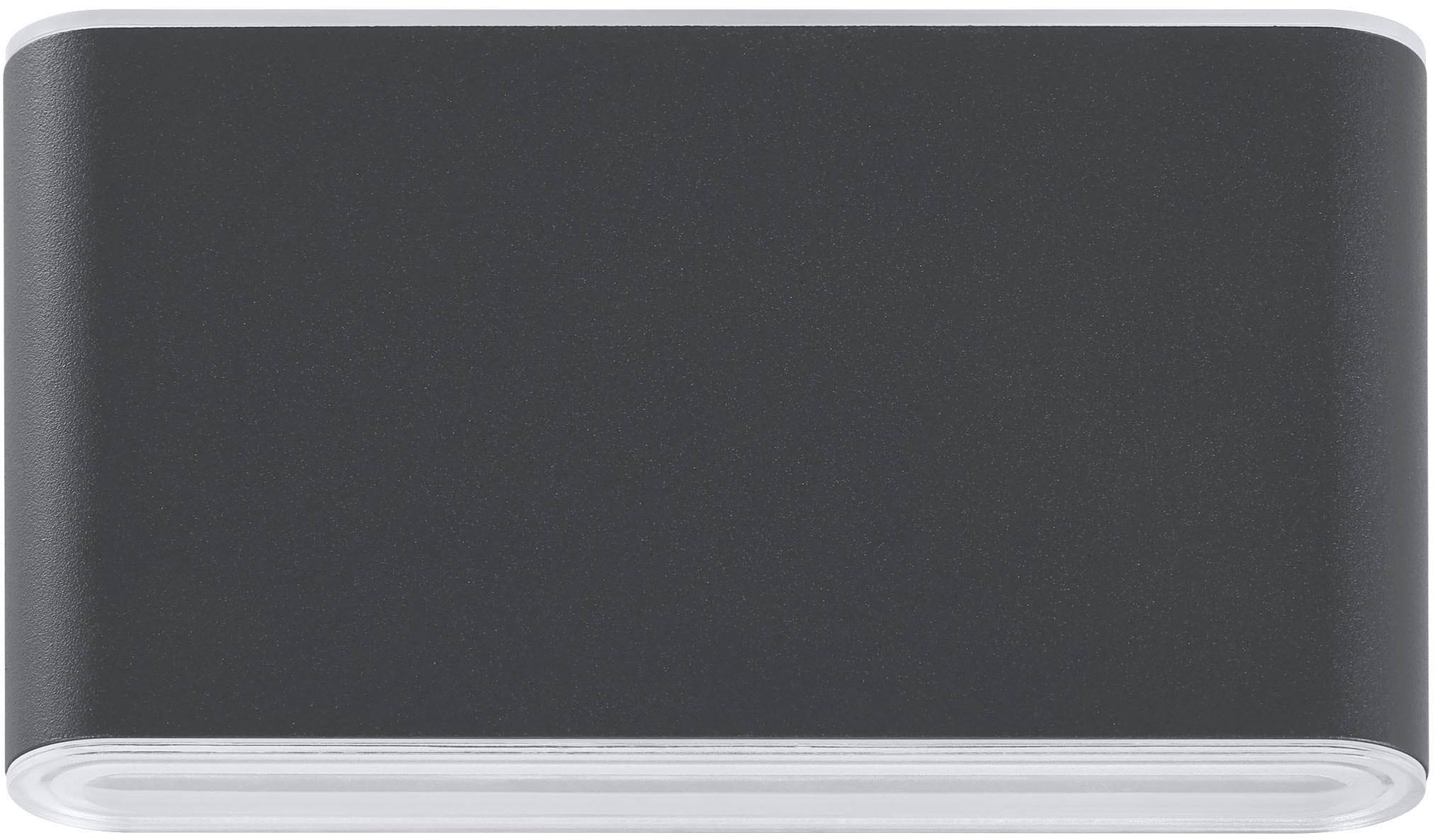 EGLO Wandleuchte »Grutti Wandlampe, Außenlampe, Wand Außenbeleuchtung, Aluminium, IP65« LED-Modul 1 Stk. Kaltweiß | Neutralweiß | Warmweiß