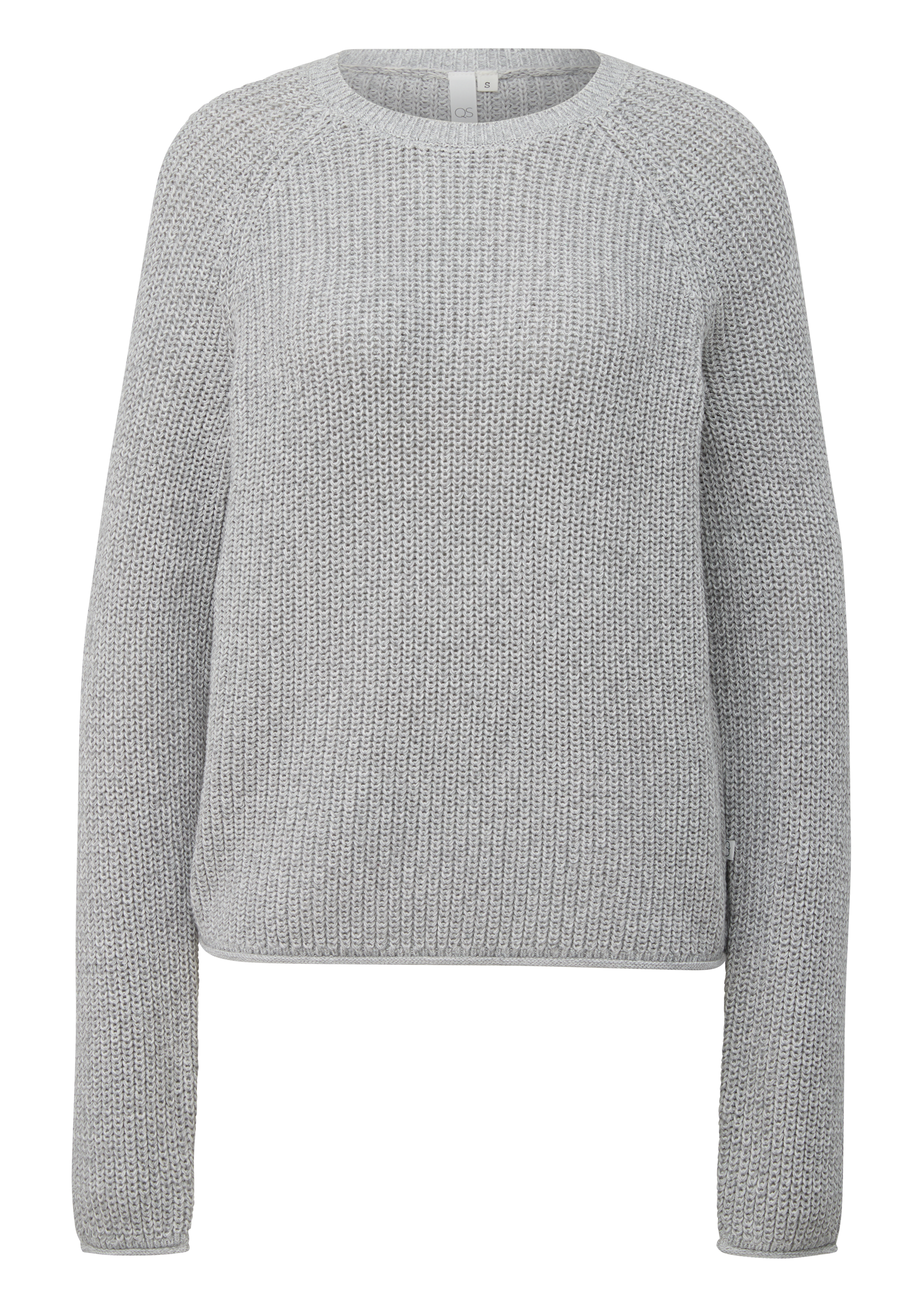 QS Strickpullover, mit Rundhalsausschnitt