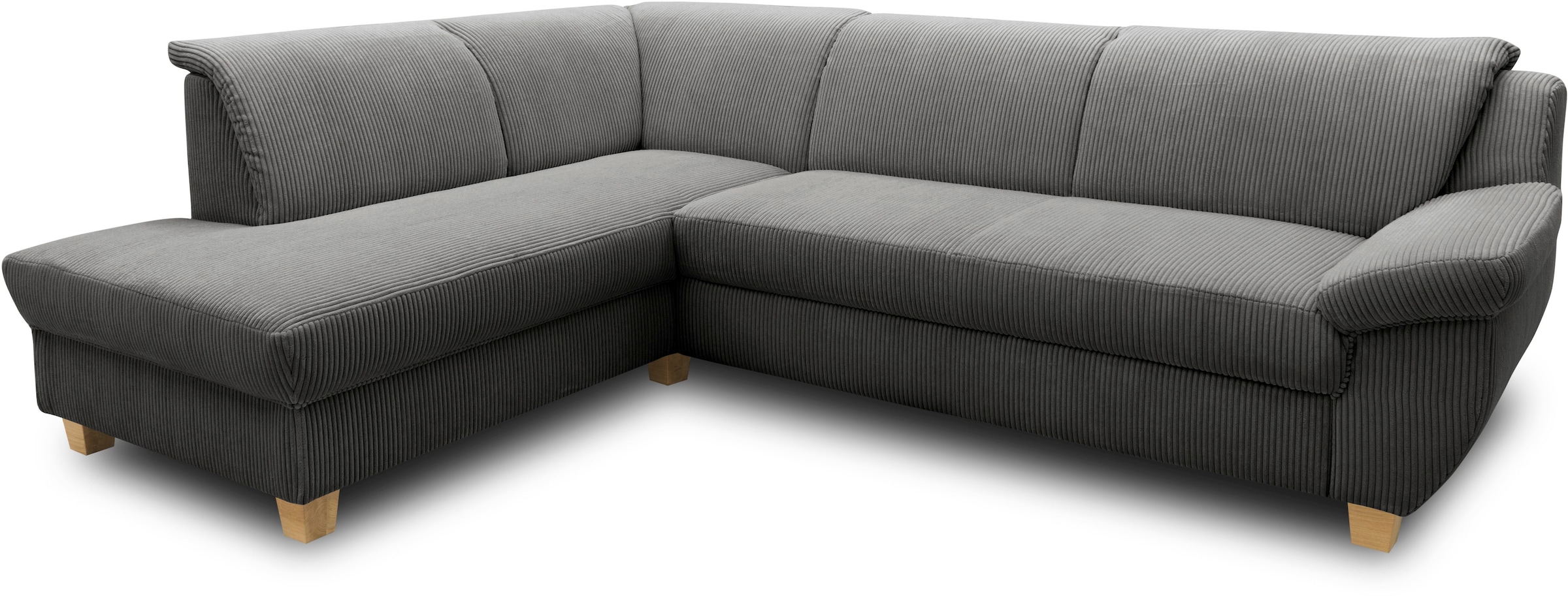 Home affaire Ecksofa "Yesterday zeitlos und elegant, bequeme Armlehnen, L-F günstig online kaufen