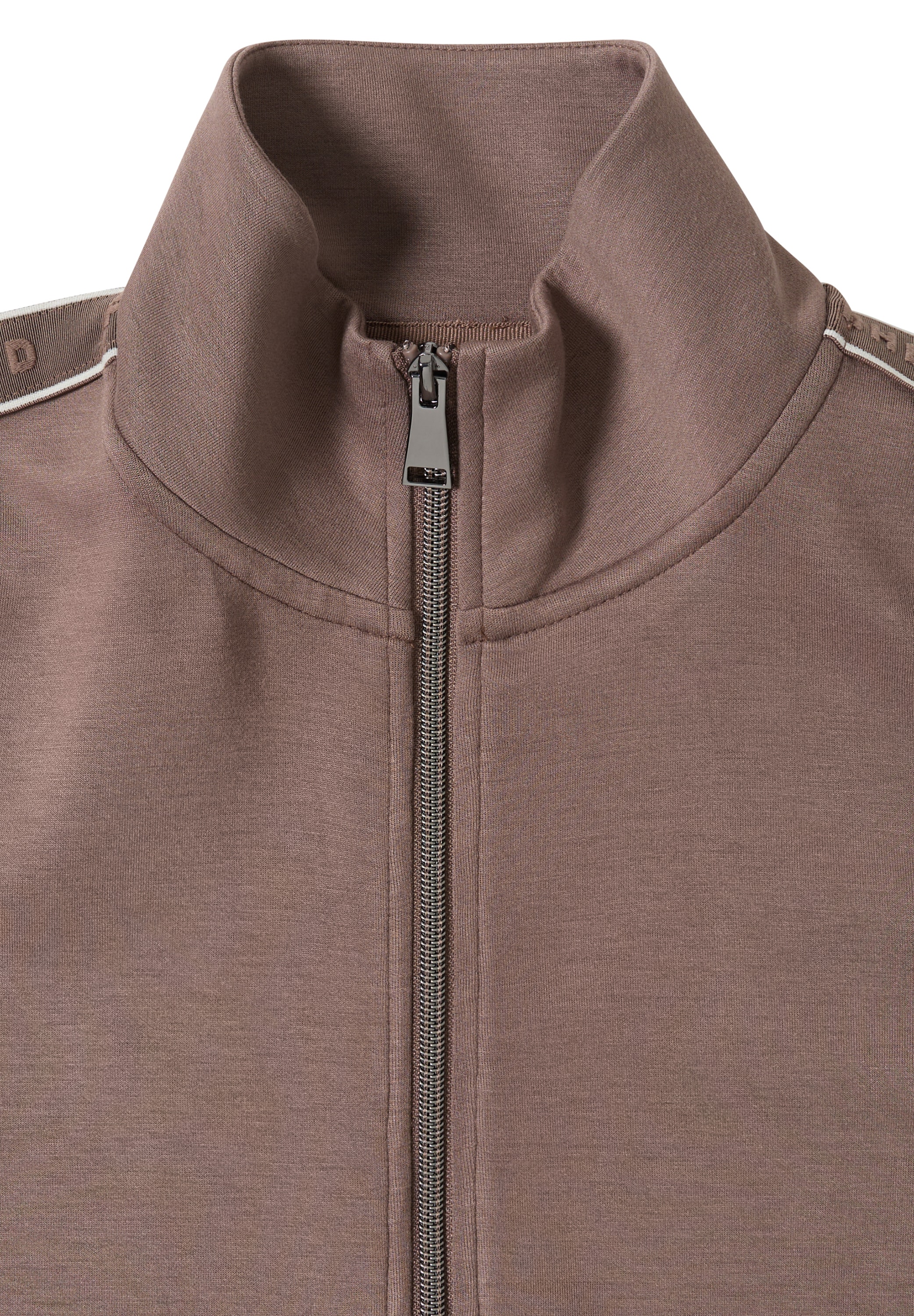 Cecil Sweatjacke mit Tape Detail am Ärmel