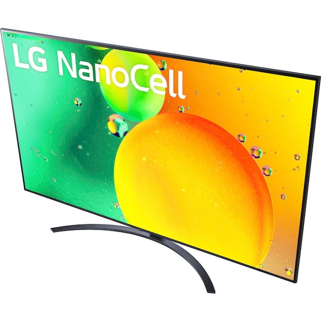 LG LED-Fernseher »86NANO769QA«, 217 cm/86 Zoll, 4K Ultra HD, Smart-TV, α7  Gen5 4K AI-Prozessor, Dimming Pro, HDMI 2.0, Sprachassistenten | BAUR