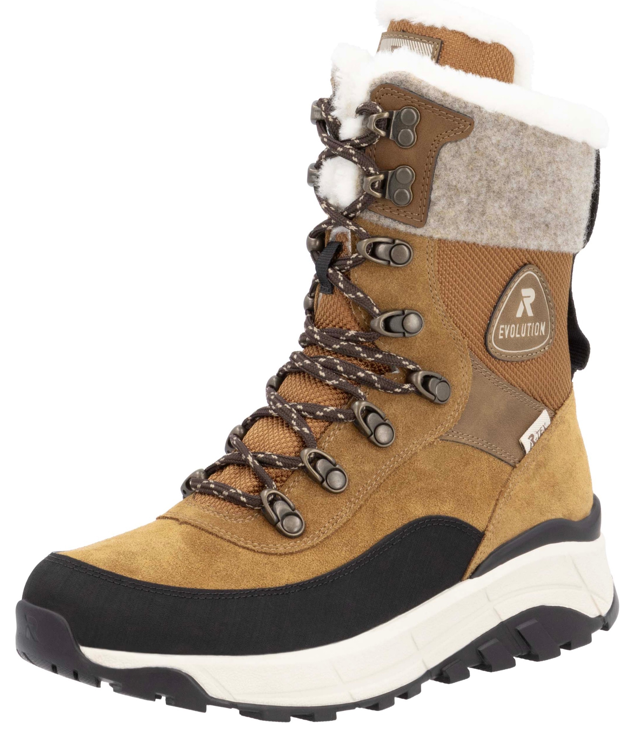 Rieker EVOLUTION Winterboots, Schneeboots, Outdoorstiefelette, TEX Ausstattung, Fiber Grip Sohle