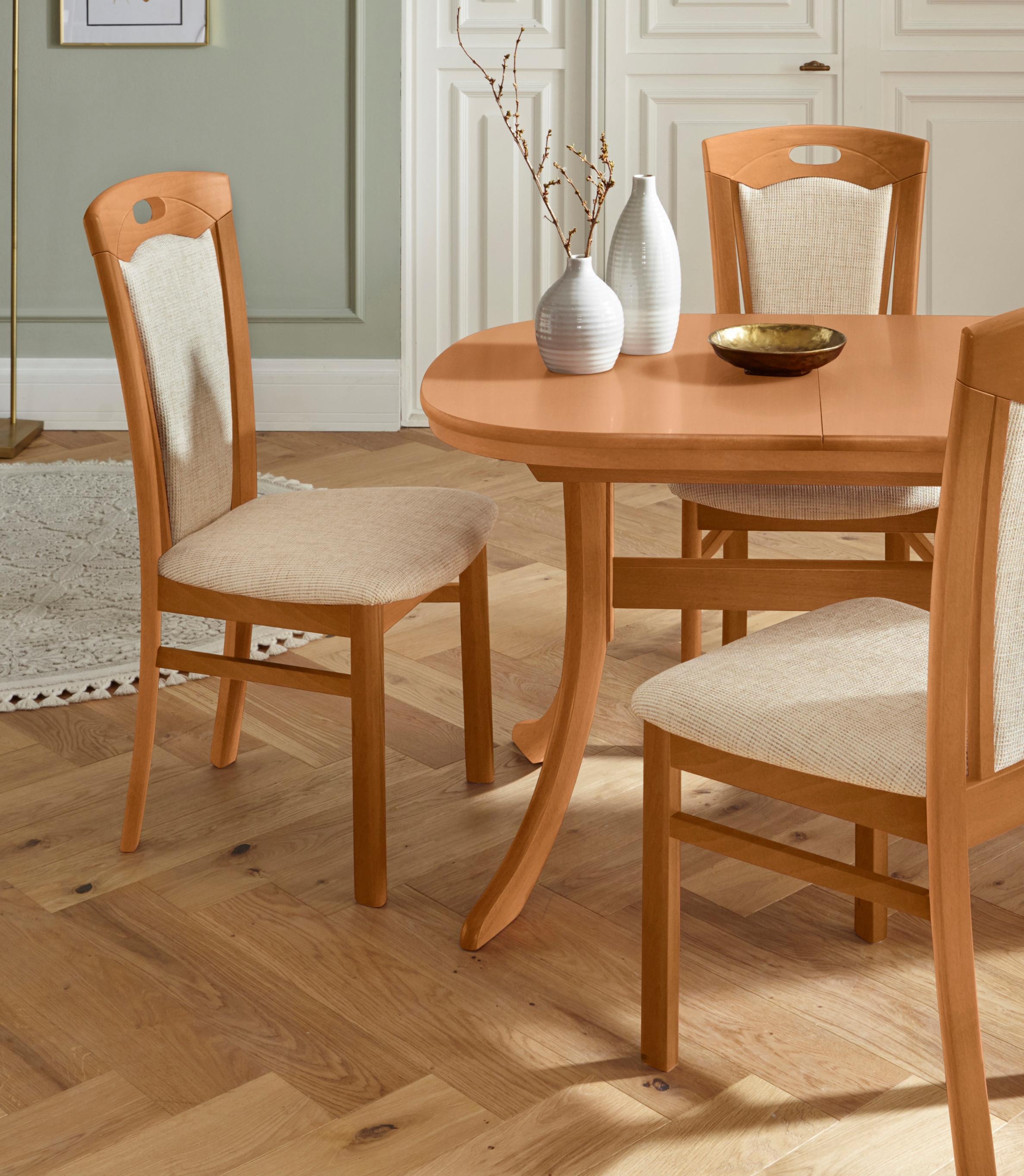 Home affaire Esszimmerstuhl "FERDI Made in Italy, Massivholz", (Set), 2 St. günstig online kaufen