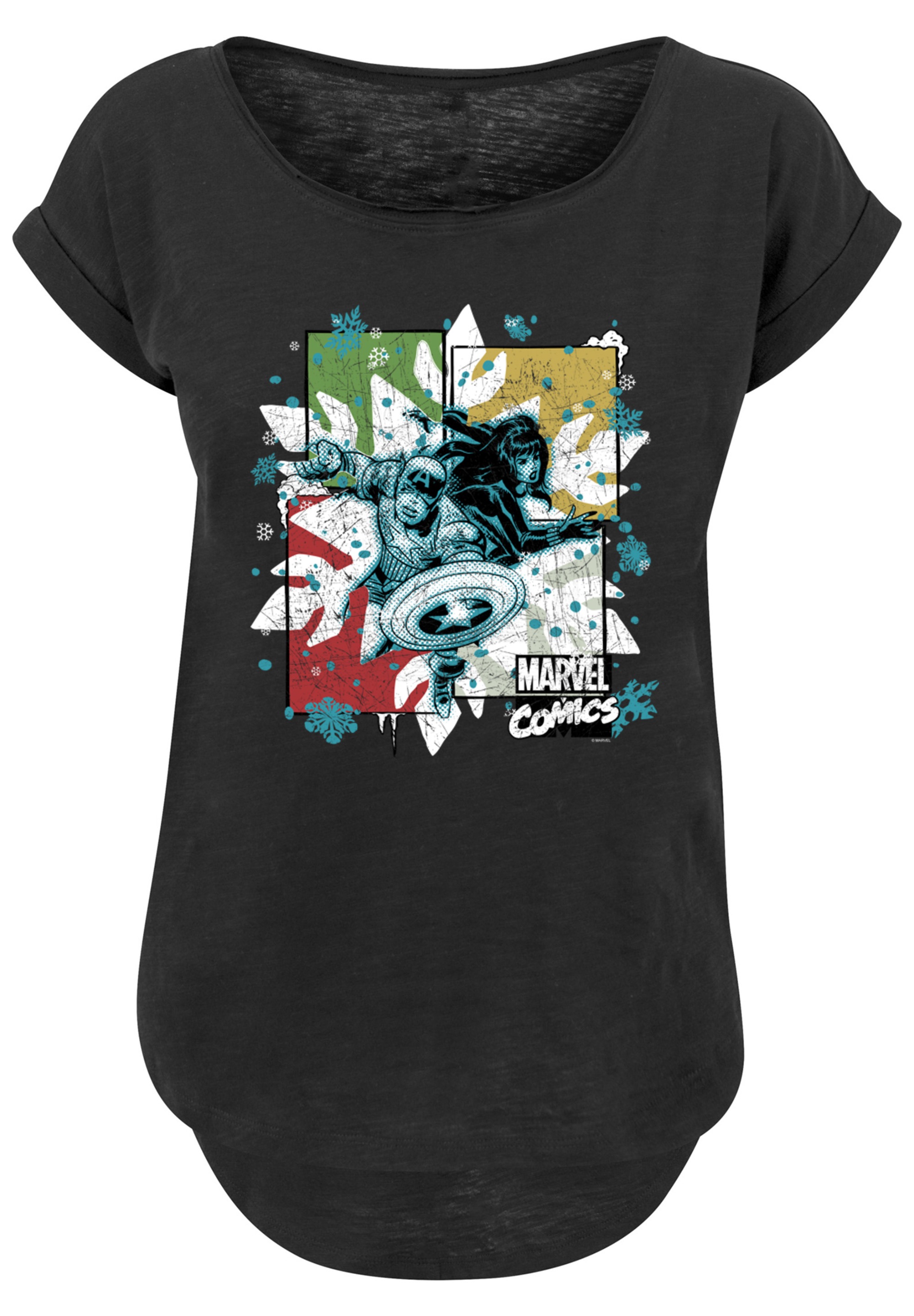 F4NT4STIC T-Shirt "Marvel Christmas Black Widow", Print günstig online kaufen