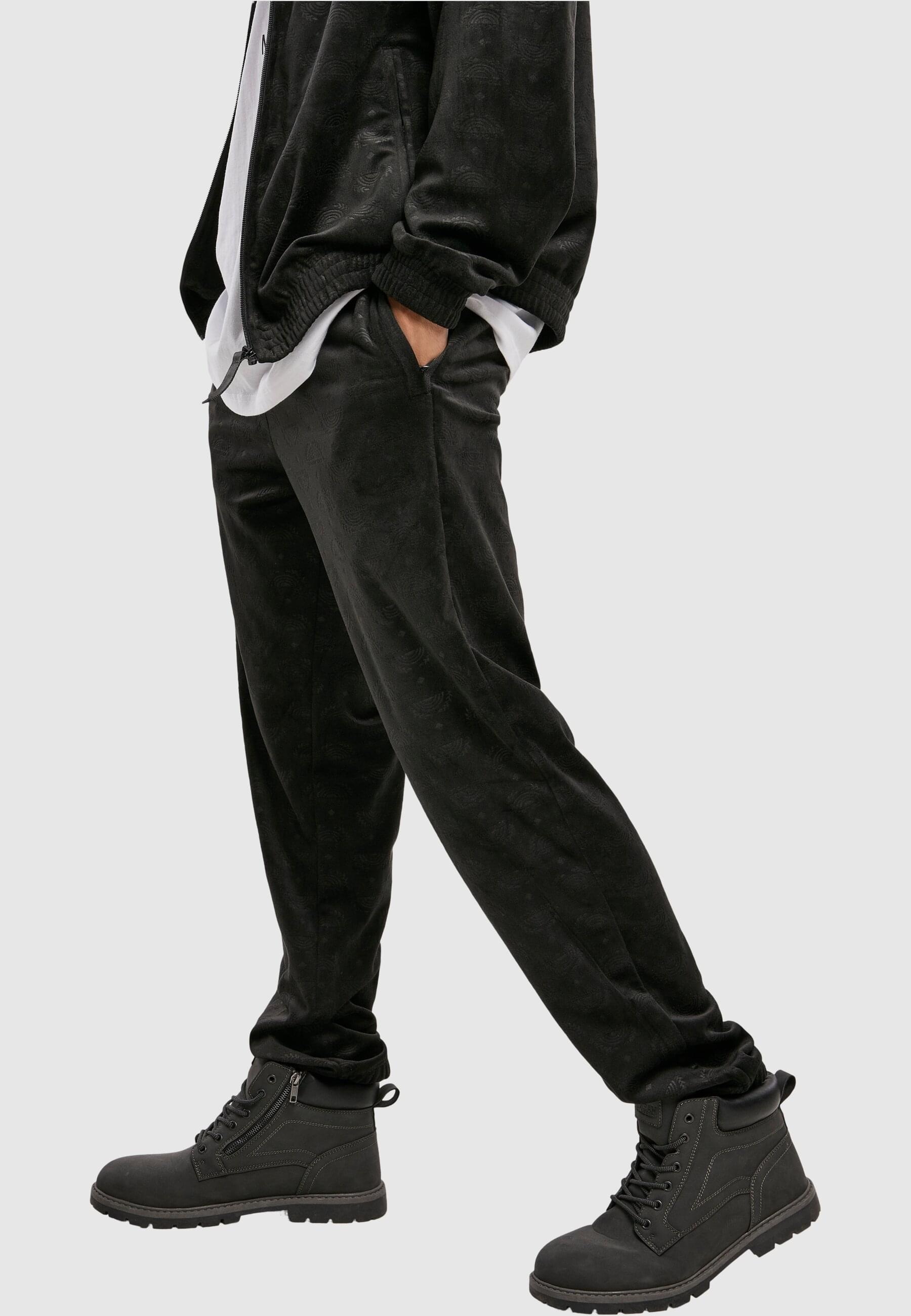 Southpole Stoffhose »Southpole Herren Southpole AOP Velour Pants«, (1 tlg.)