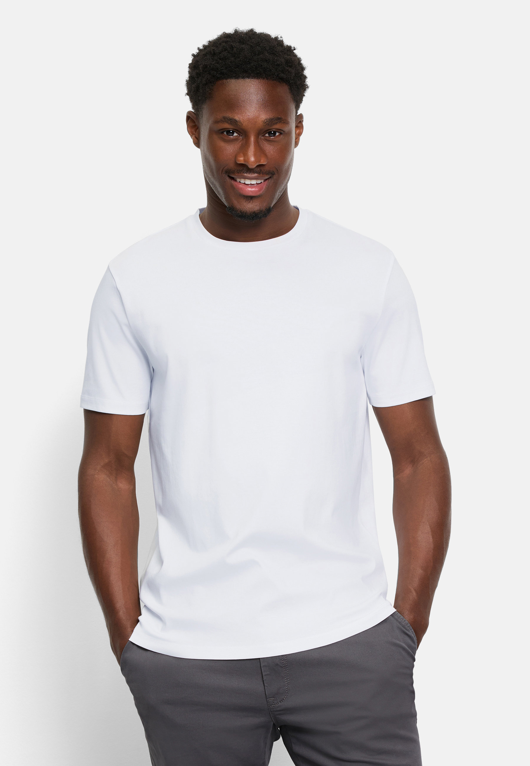 OLYMP T-Shirt "OLYMP Casual Wirk, T-Shirt"