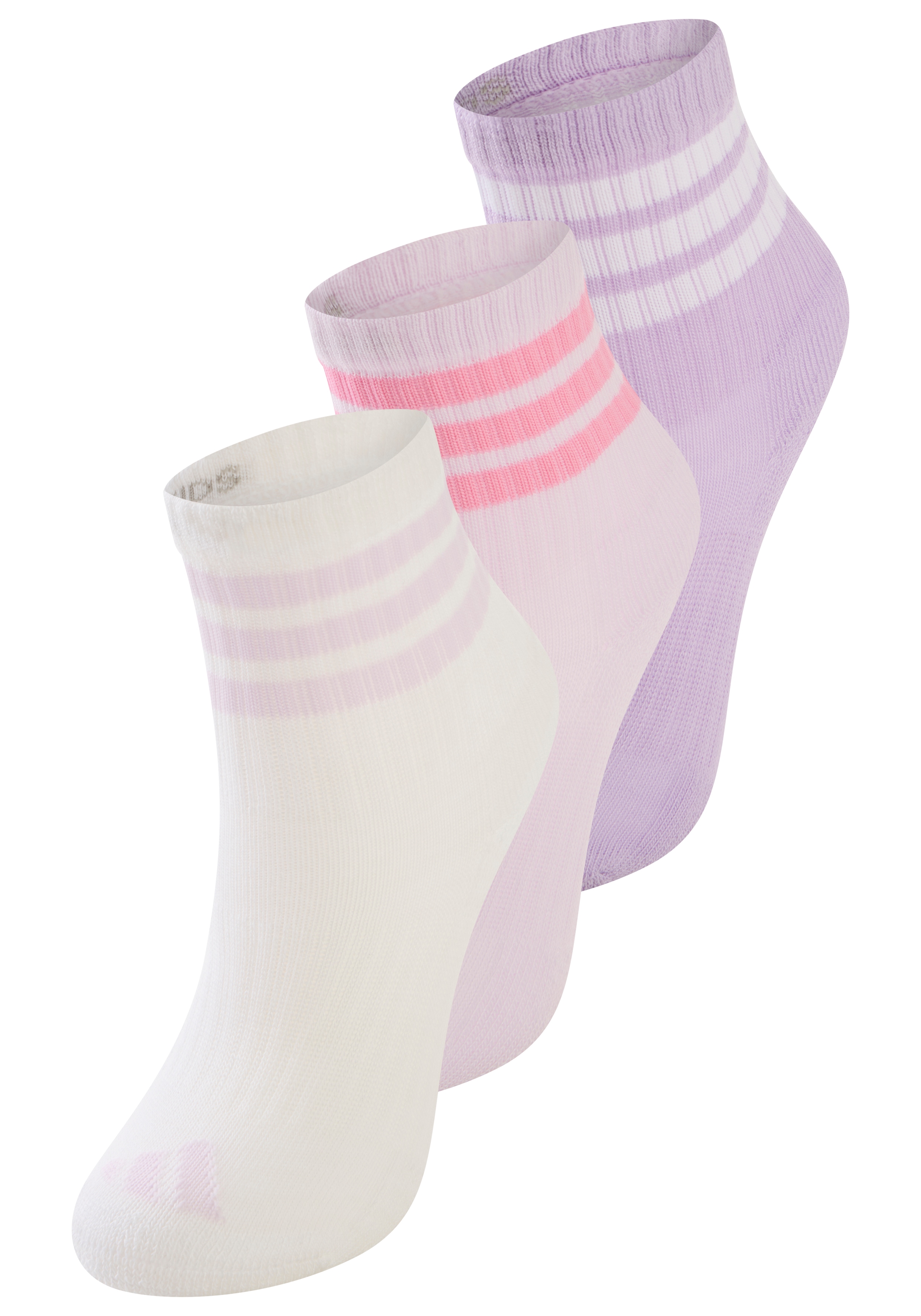 adidas Performance Funktionssocken "3-STREIFEN KIDS, KNÖCHELLANG, MIT POLSTERUNG, 3ER-PACK" 3 Paar tlg.