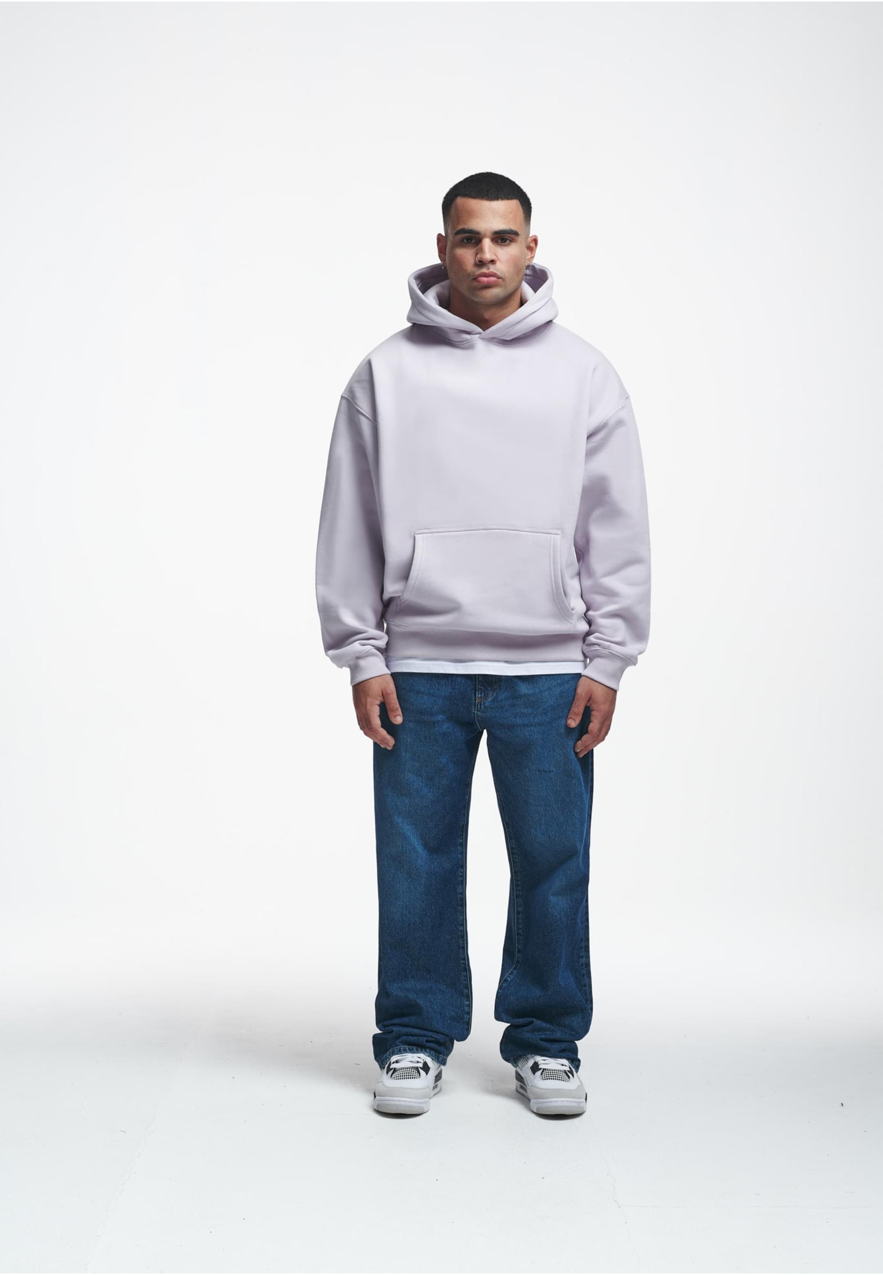 2Y Studios Kapuzensweatshirt »2Y Studios Herren Basic Oversize Hoddie«, (1 tlg.)