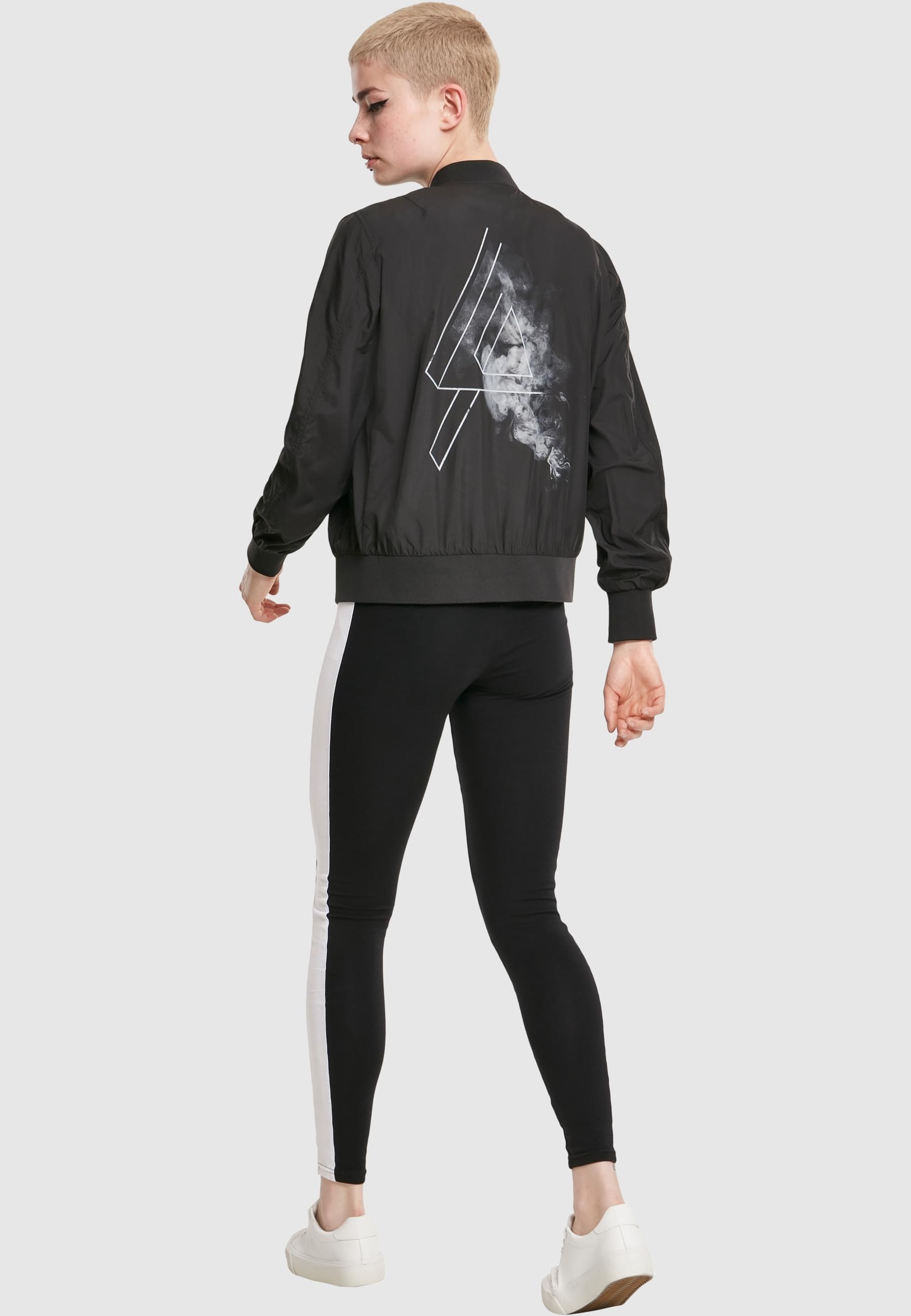 Merchcode Bomberjacke »Merchcode Damen Ladies Linkin Park Bomber Jacket«, (1 St.), ohne Kapuze