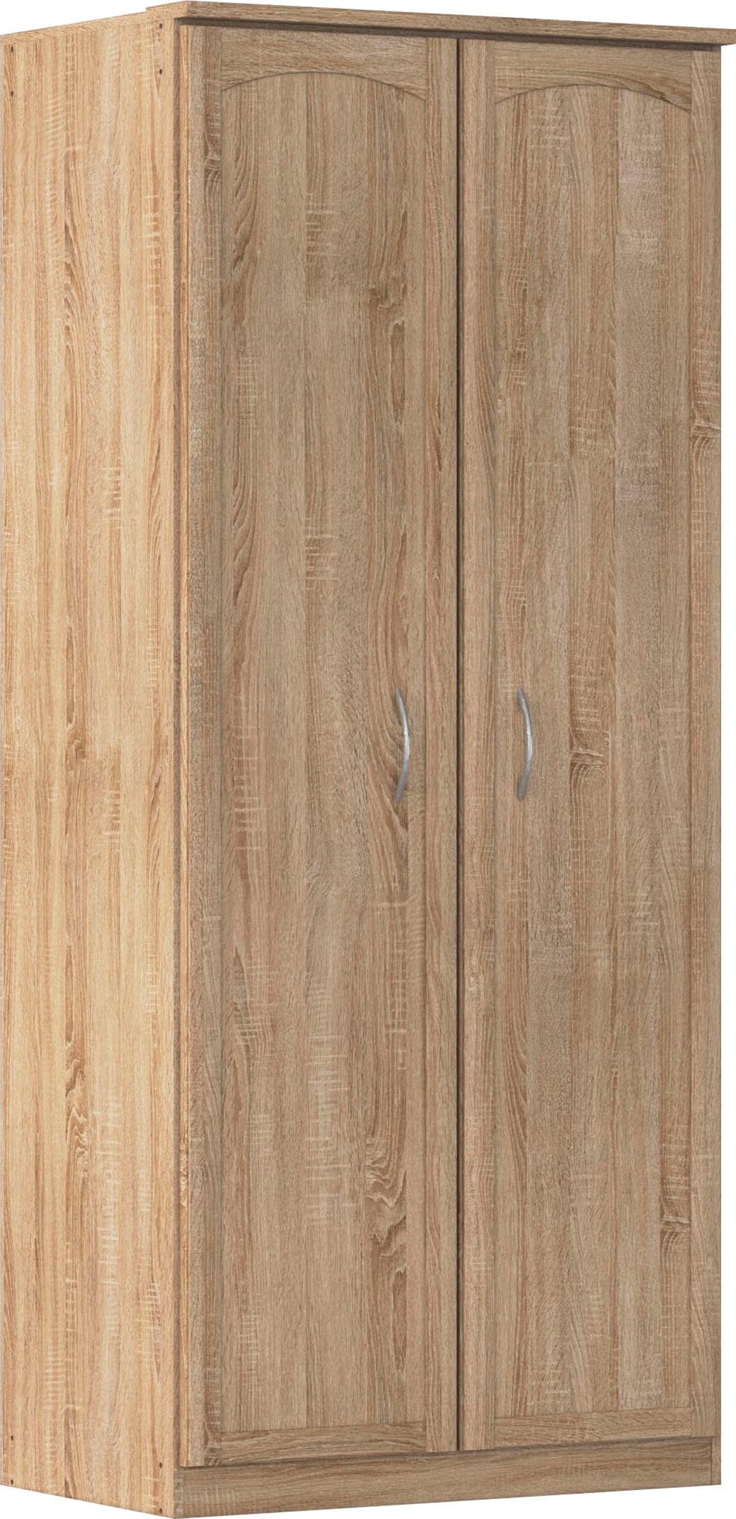 rauch Kleiderschrank "Schrank Garderobe Garderobenschrank Putzschrank Wäscheschrank TORRENT" Breiten 91/136/181 cm, Höhe 210 cm, optional Außenschubladen und Spiegel, viel Stauraum MADE IN GERMANY