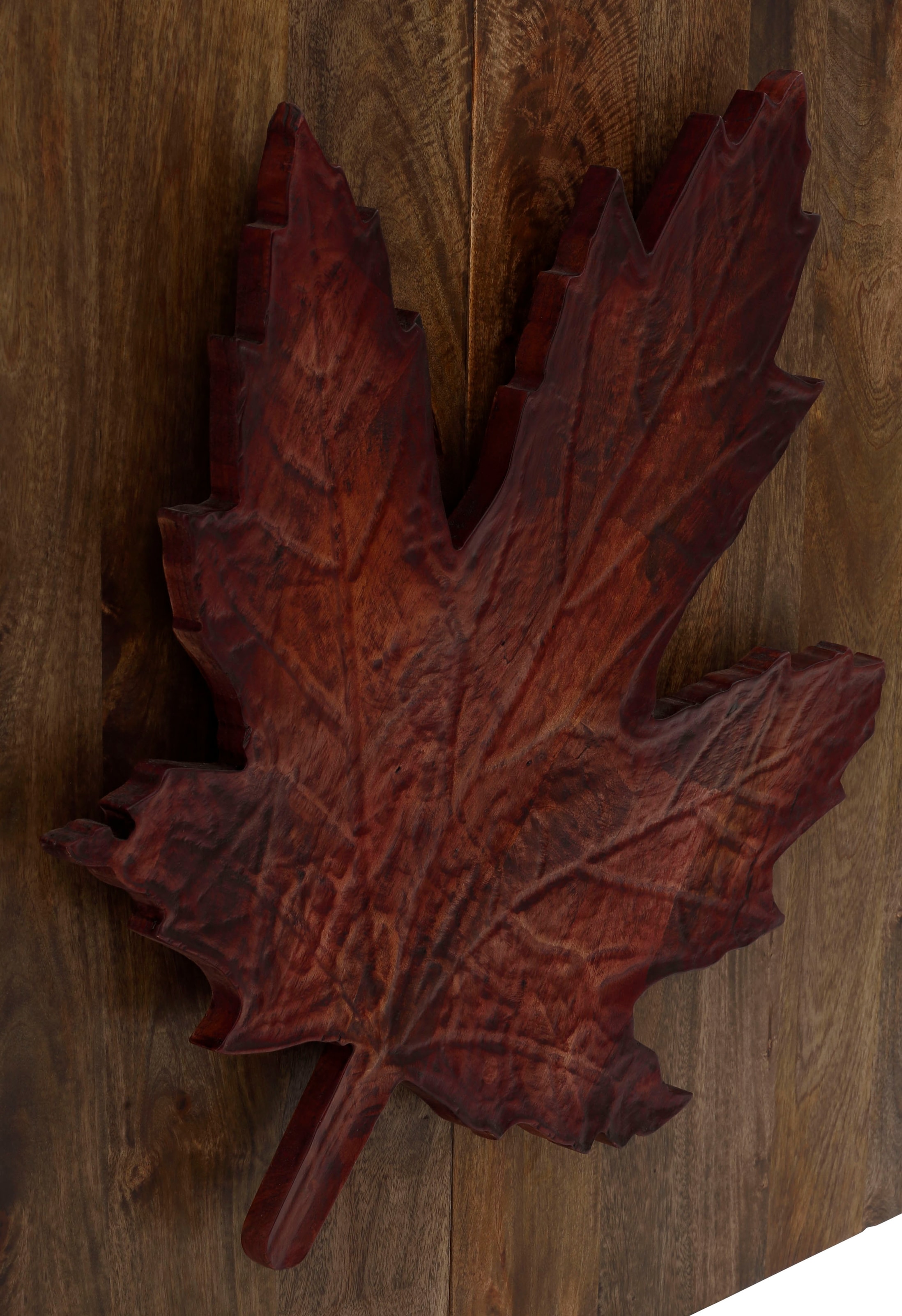 Home affaire Sideboard »Maple«, Griff in Form eines Ahornblattes, aus Mangoholz, Breite 100 cm