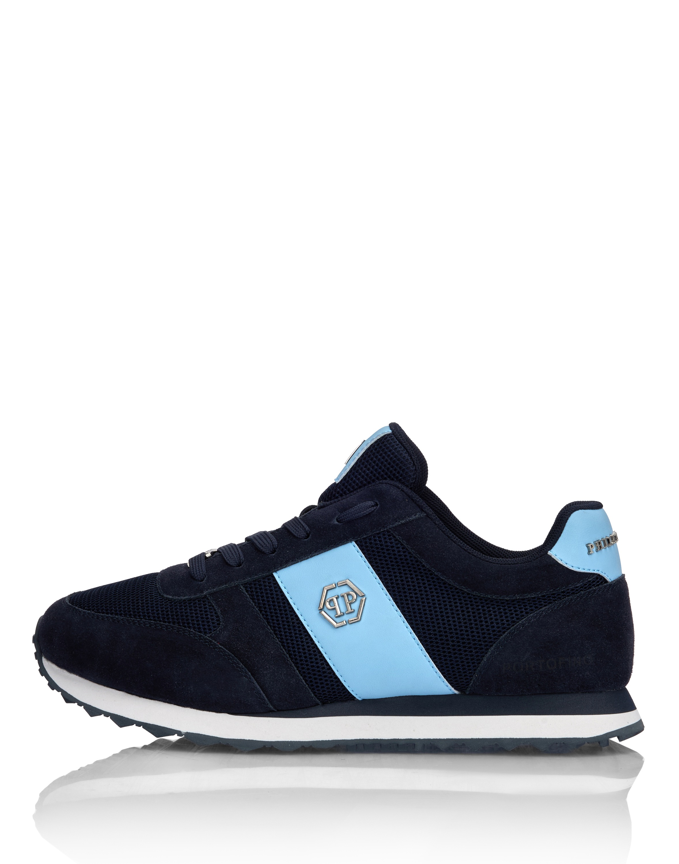 Philipp Plein Hexagon Sneaker Dunkelblau/Hellblau 39 7