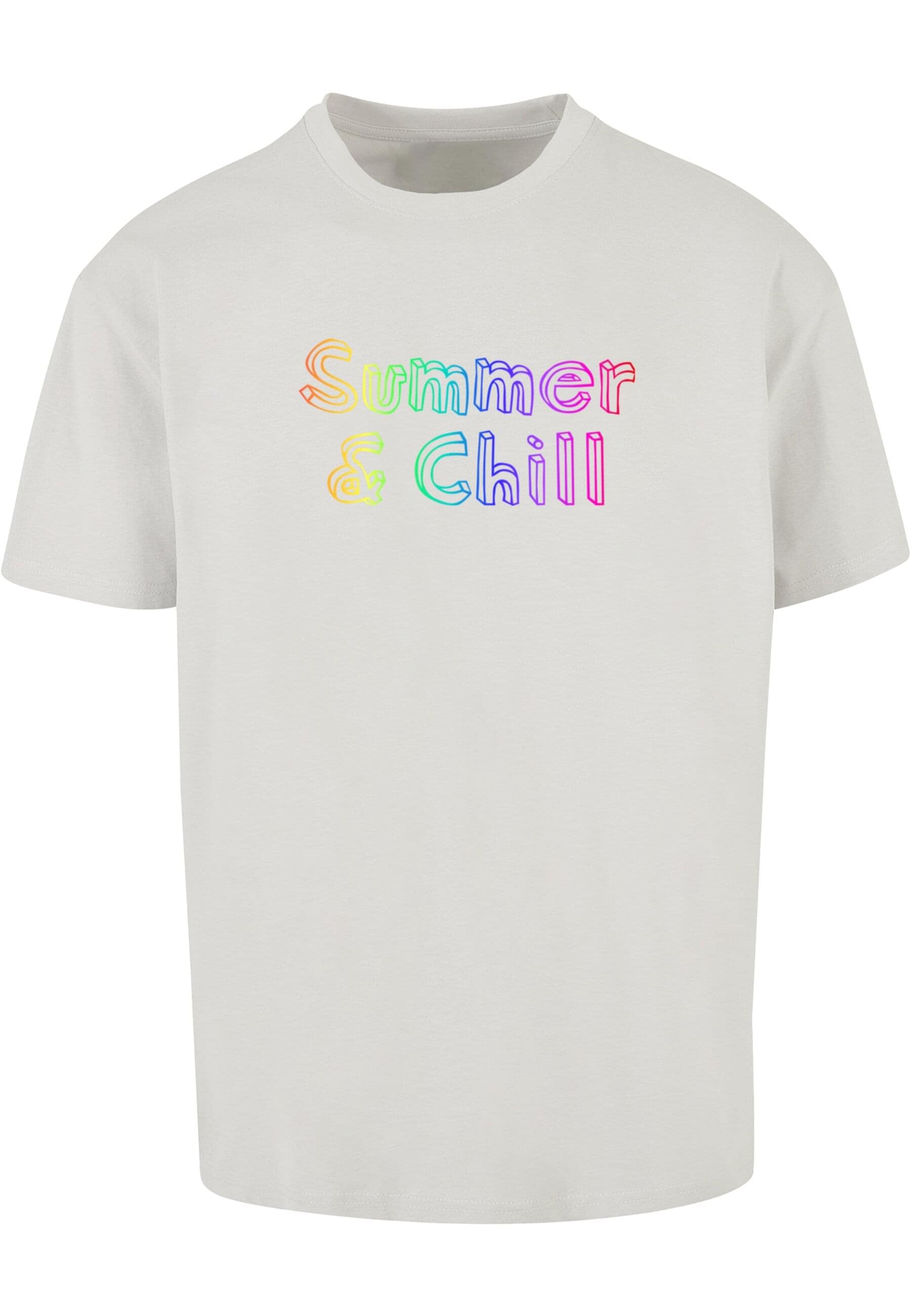 Merchcode T-Shirt "Merchcode Herren Summer And Chill Rainbow Heavy Oversize günstig online kaufen