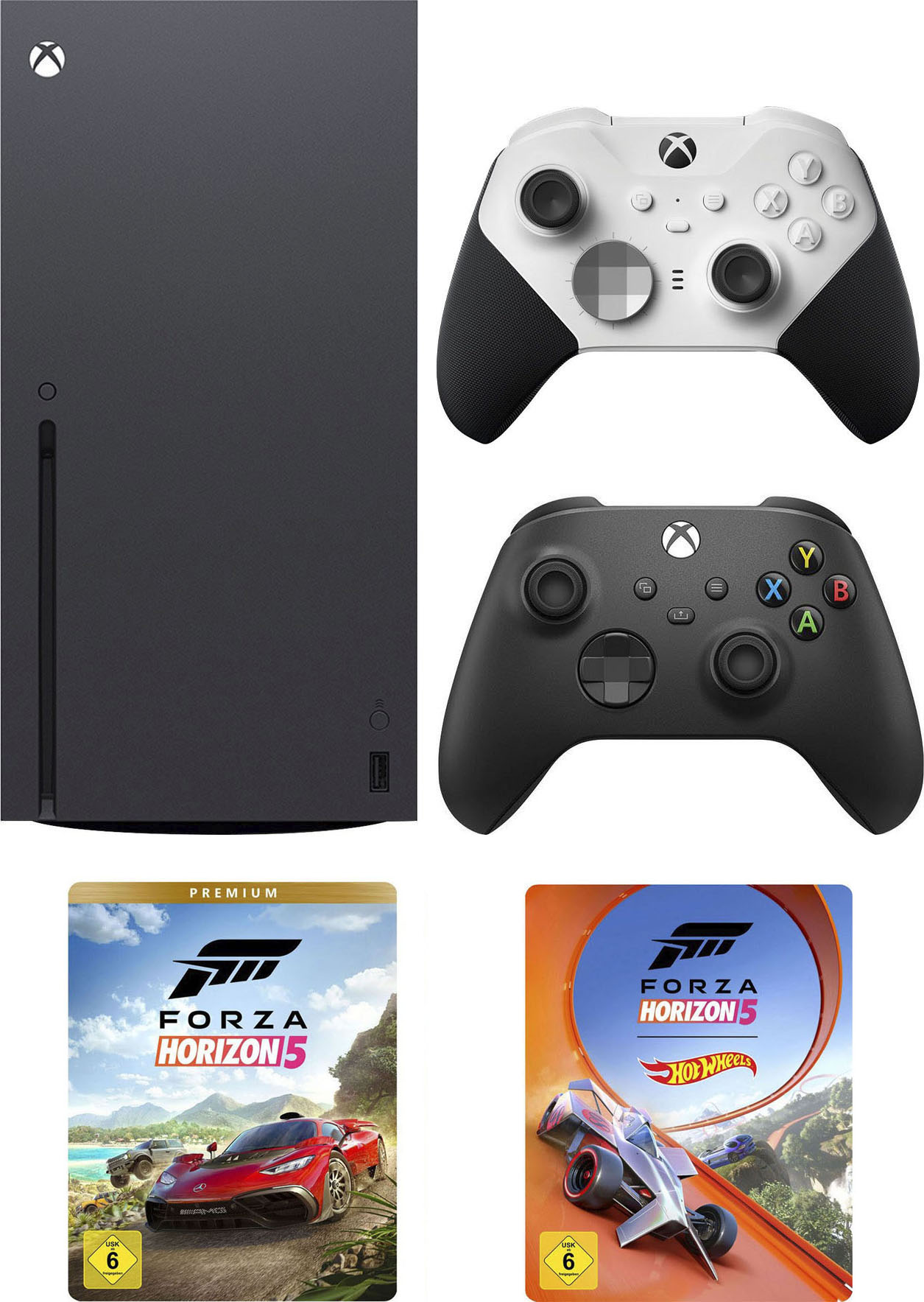 Spielekonsole »Series X – Forza Horizon 5 Premium Edition Bundle«, inkl Elite Wireless...