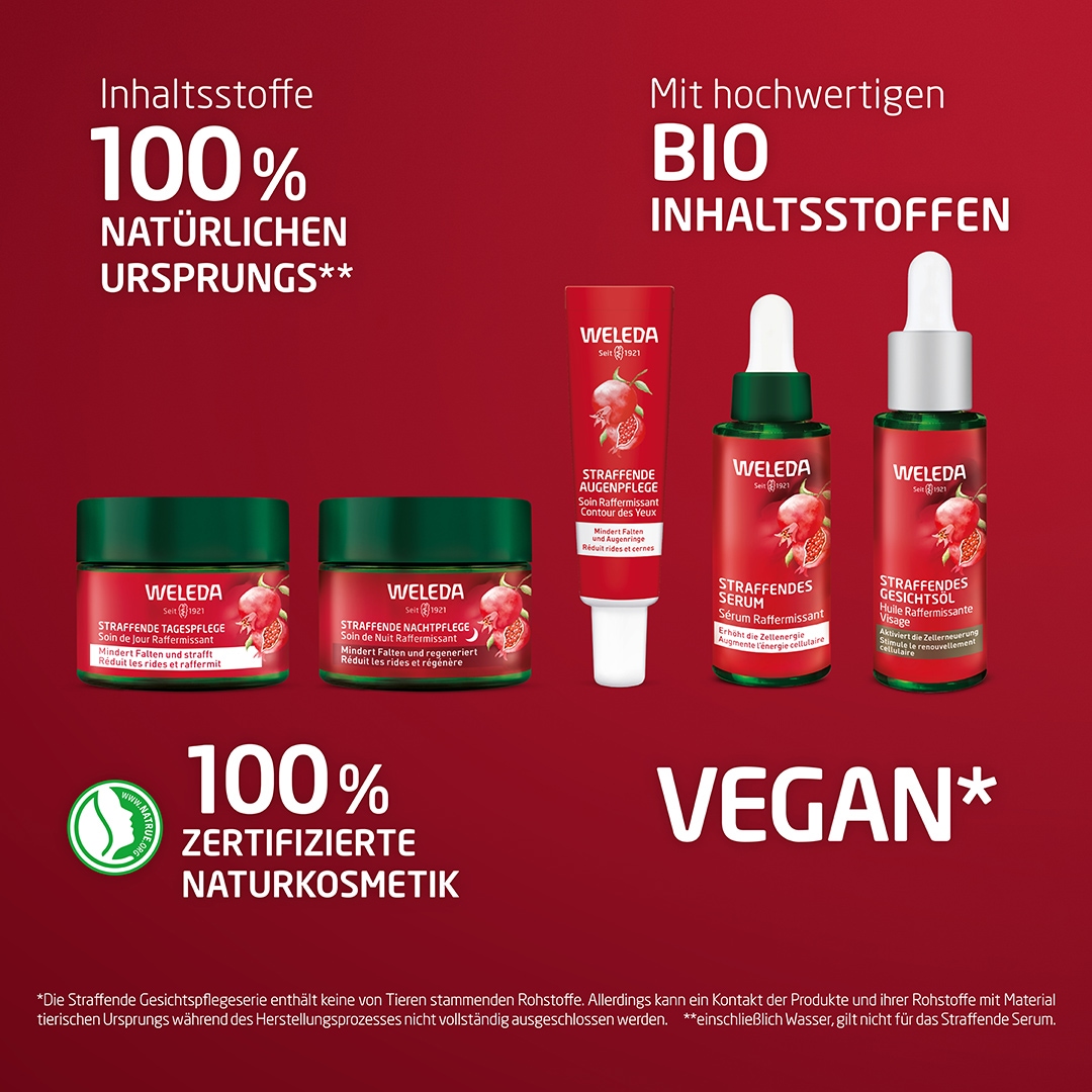 WELEDA Gesichtspflege »Weleda Straffende Nachtpflege Granatapfel & Maca-Peptide«
