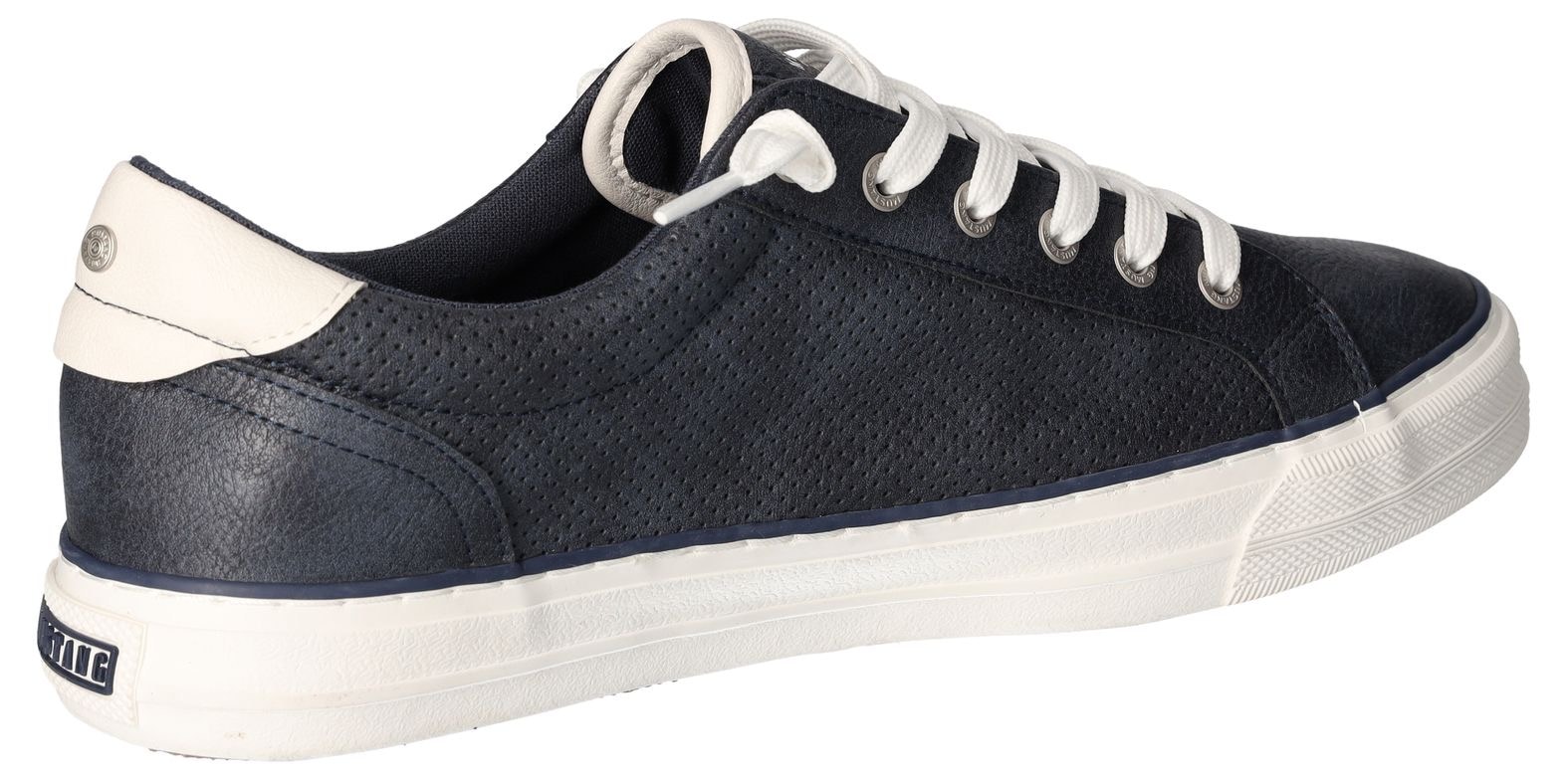 Mustang Shoes Slip-On Sneaker, mit stylischem Seitenstreifen, Freizeitschuh, Halbschuh, Schnürschuh