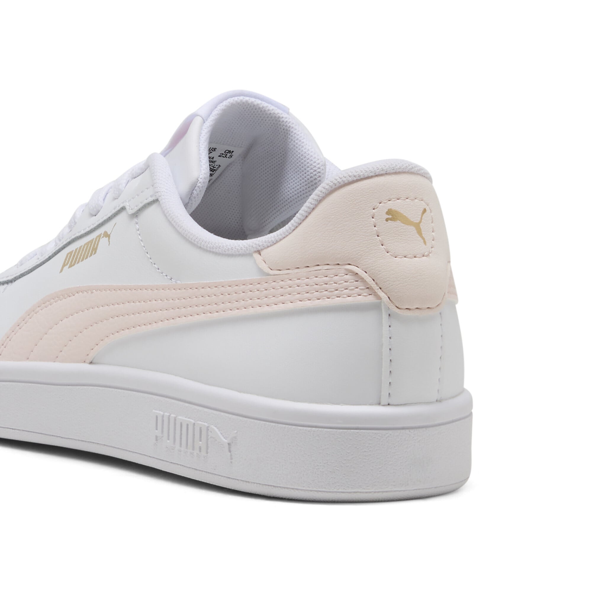 Puma Smash 3.0 Sneaker Weiß Pink 41 4