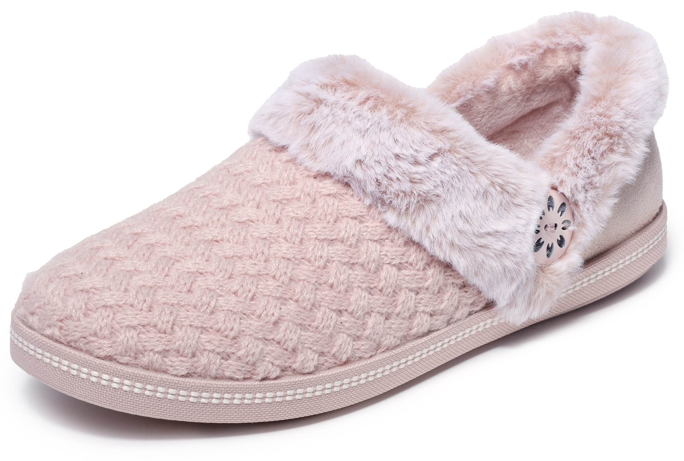 Skechers Plüsch Hausschuhe "COZY CAMPFIRE", Pantoffel, Slipper mit Warmfutt günstig online kaufen