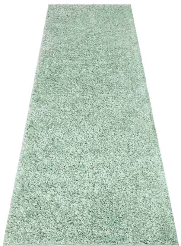 Carpet City Hochflor-Läufer »City Shaggy«, rechteckig, Teppich Einfarbig Uni, besonders flauschig-weich