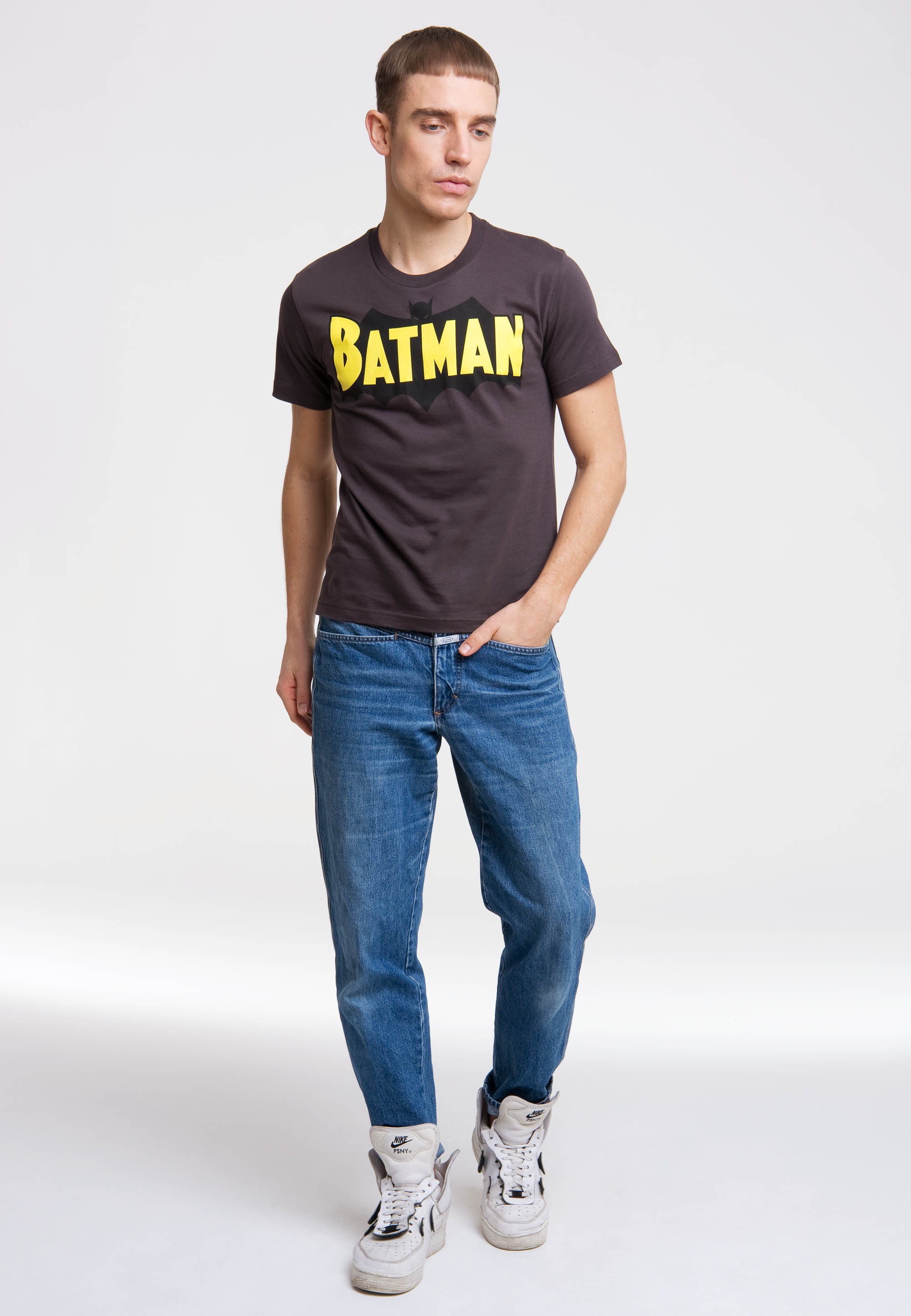 »BATMAN LOGOSHIRT | BAUR mit kaufen coolem T-Shirt - WINGS«, ▷ Superhelden-Logo