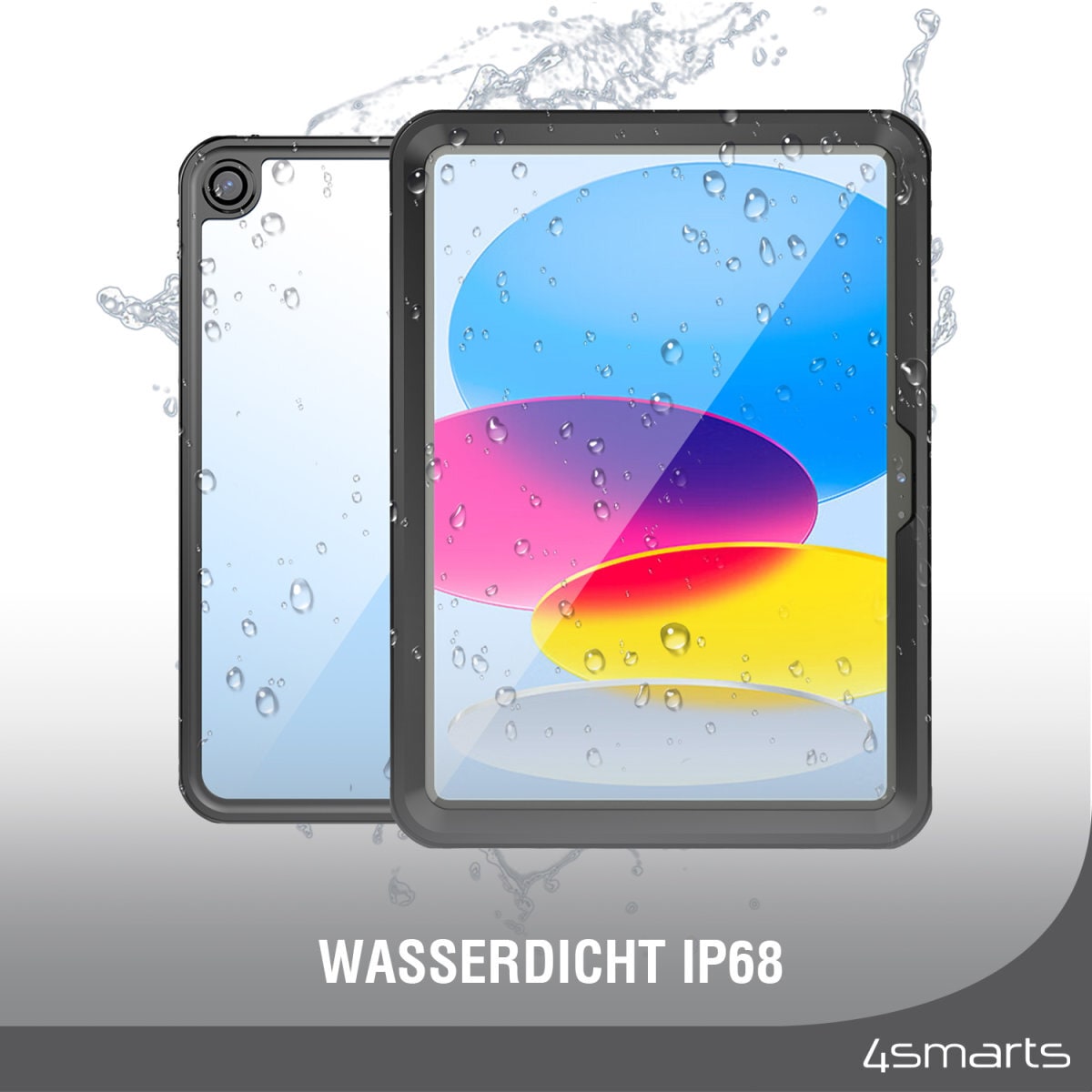 4smarts Tablet-Hülle »Active Pro Rugged Case Stark für Apple iPad (10.Gen)«, Backcover, Schutzhülle, Tabletschutzhülle, Case, Schutzcase, stoßfest