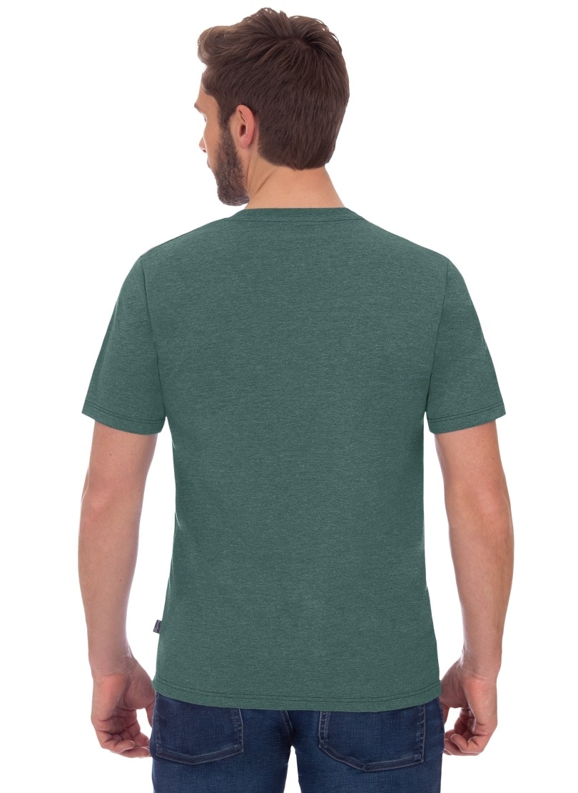 Trigema T-Shirt »TRIGEMA V-Shirt DELUXE Baumwolle«, (1 tlg.)