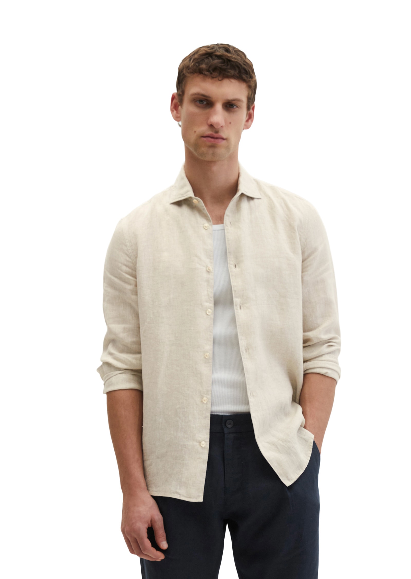 Marc OPolo "aus feinem Leinen-Chambray"