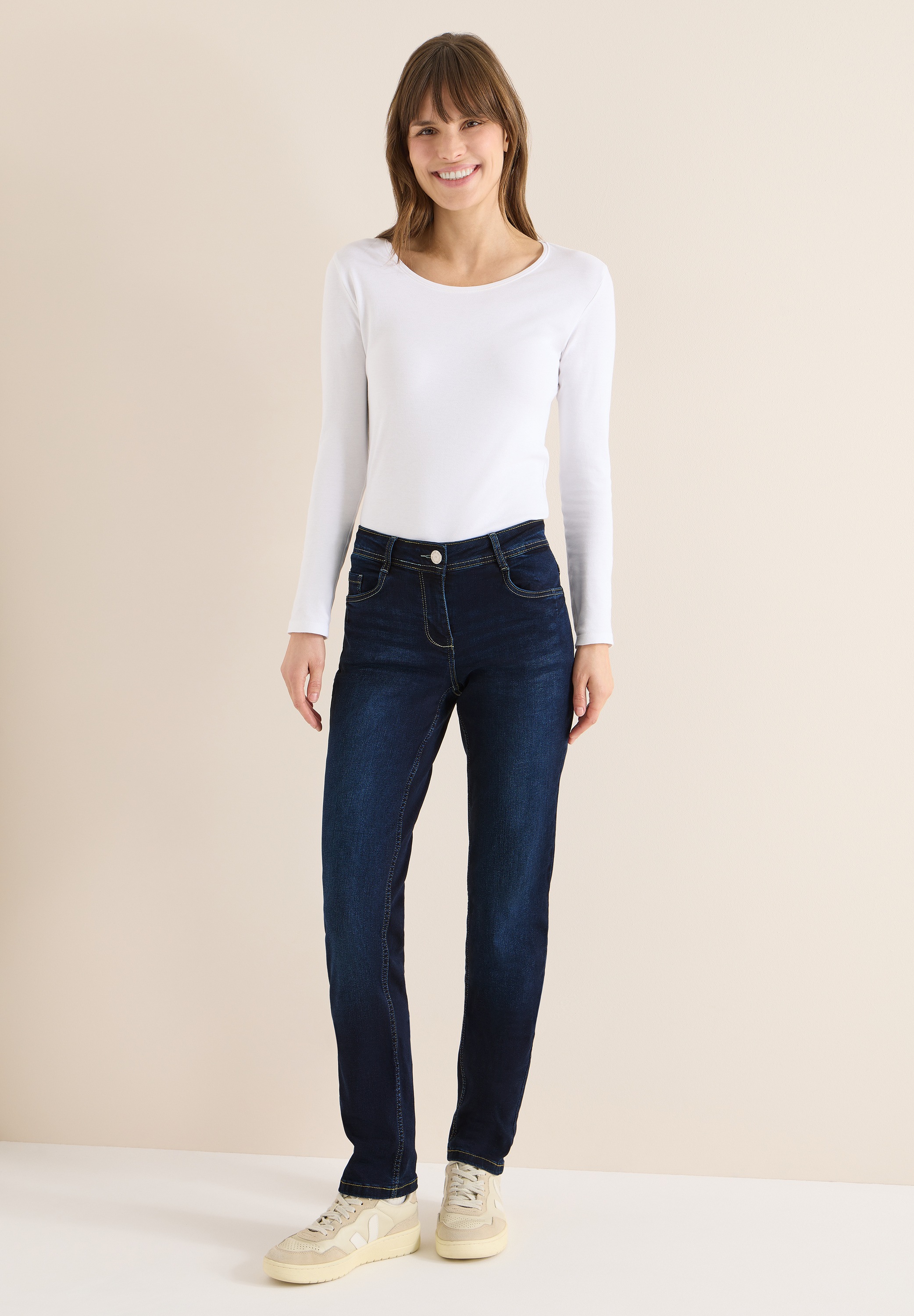 Cecil Comfort-fit-Jeans Middle Waist