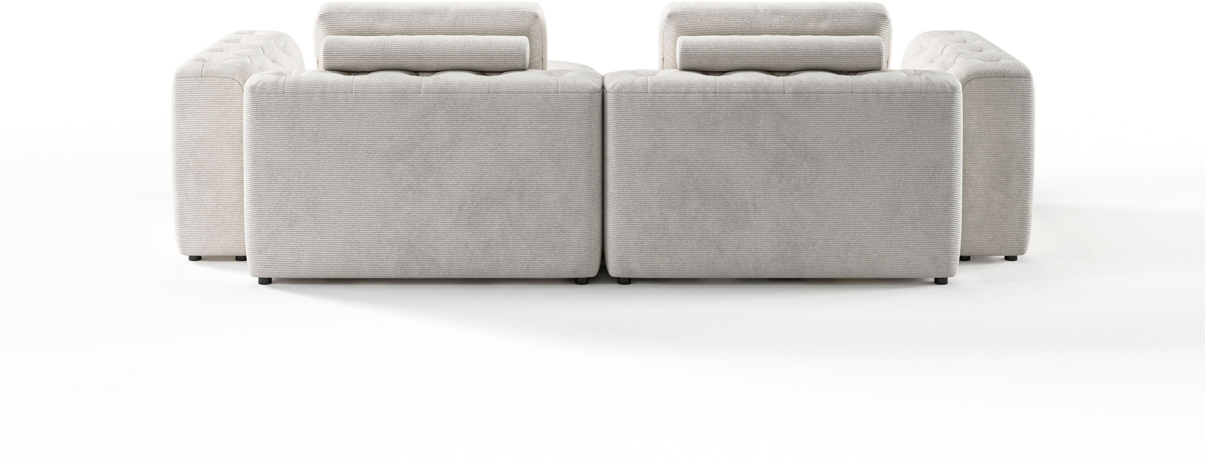 RAUM.ID Ecksofa »Cushid L-Form«, Modulset, bestehend aus 3 Teilen