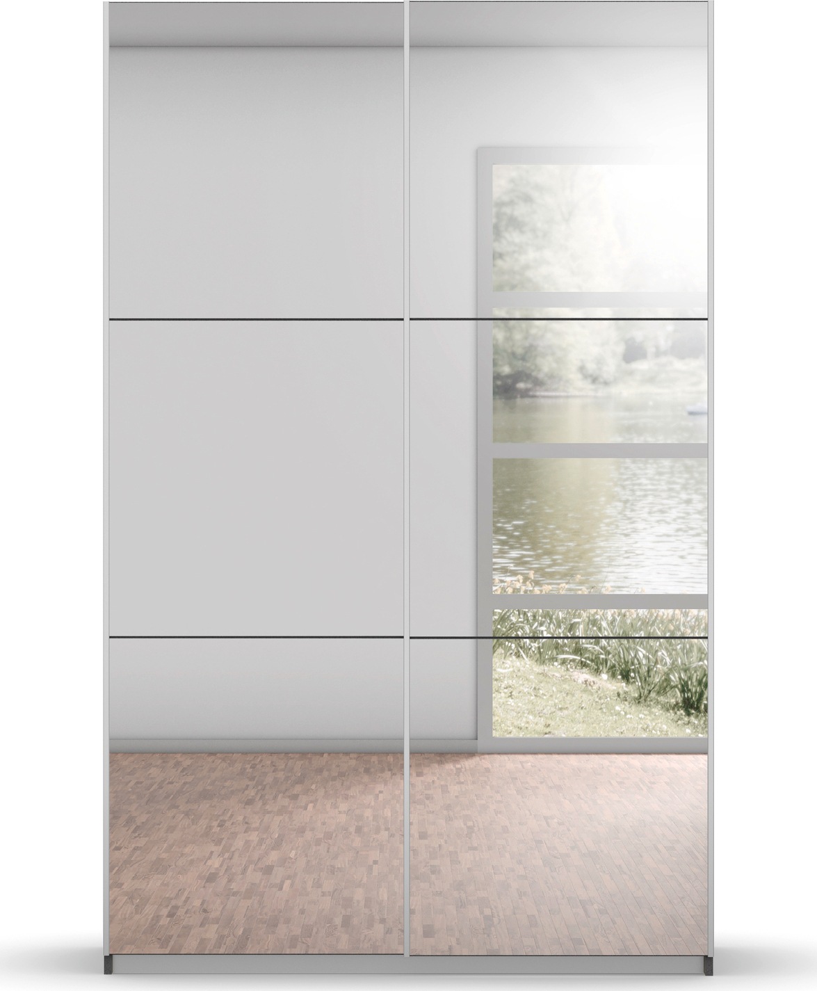 Thumbnail - rauch Schwebetürenschrank "Kleiderschrank Schrank Garderobe REFLECT", inkl. praktischer Innenausstattung mit viel Staura...