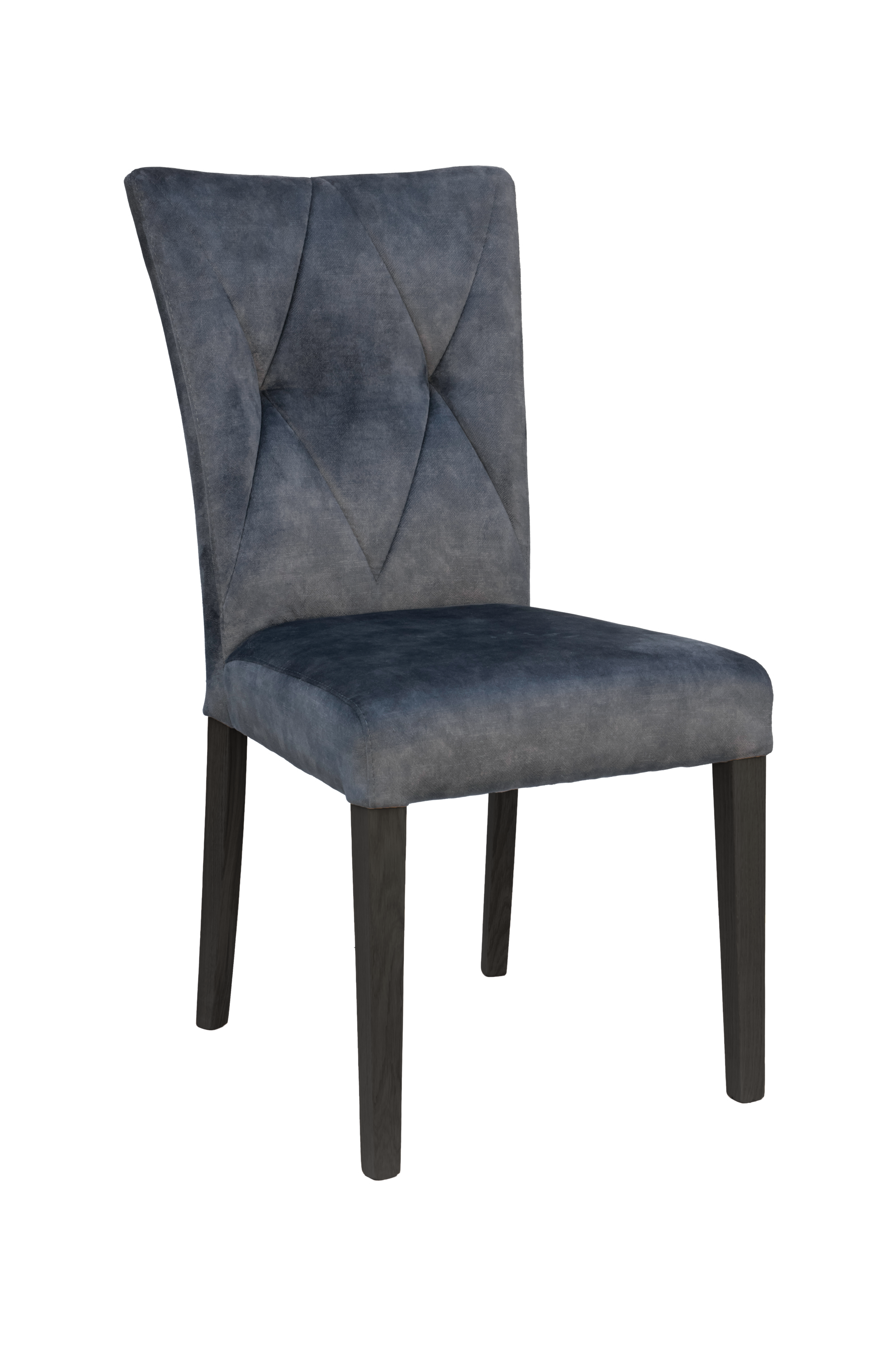 Home affaire 4-Fußstuhl "Diamond" (Set) 2 Stk. Samtvelours Sitz und Ruecken günstig online kaufen