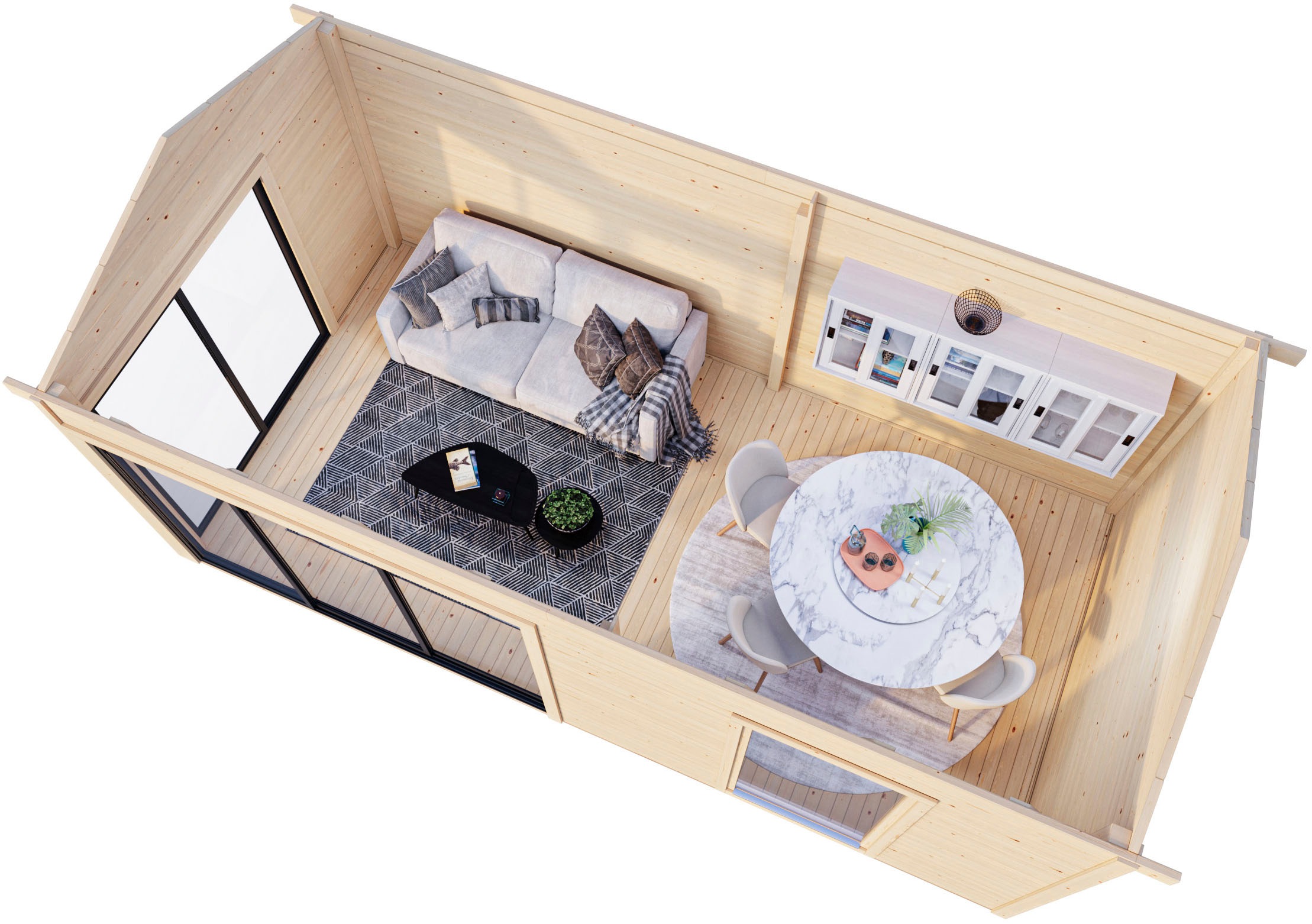 Palmako Gartenhaus »Amanda Slide« verschiedene Farben