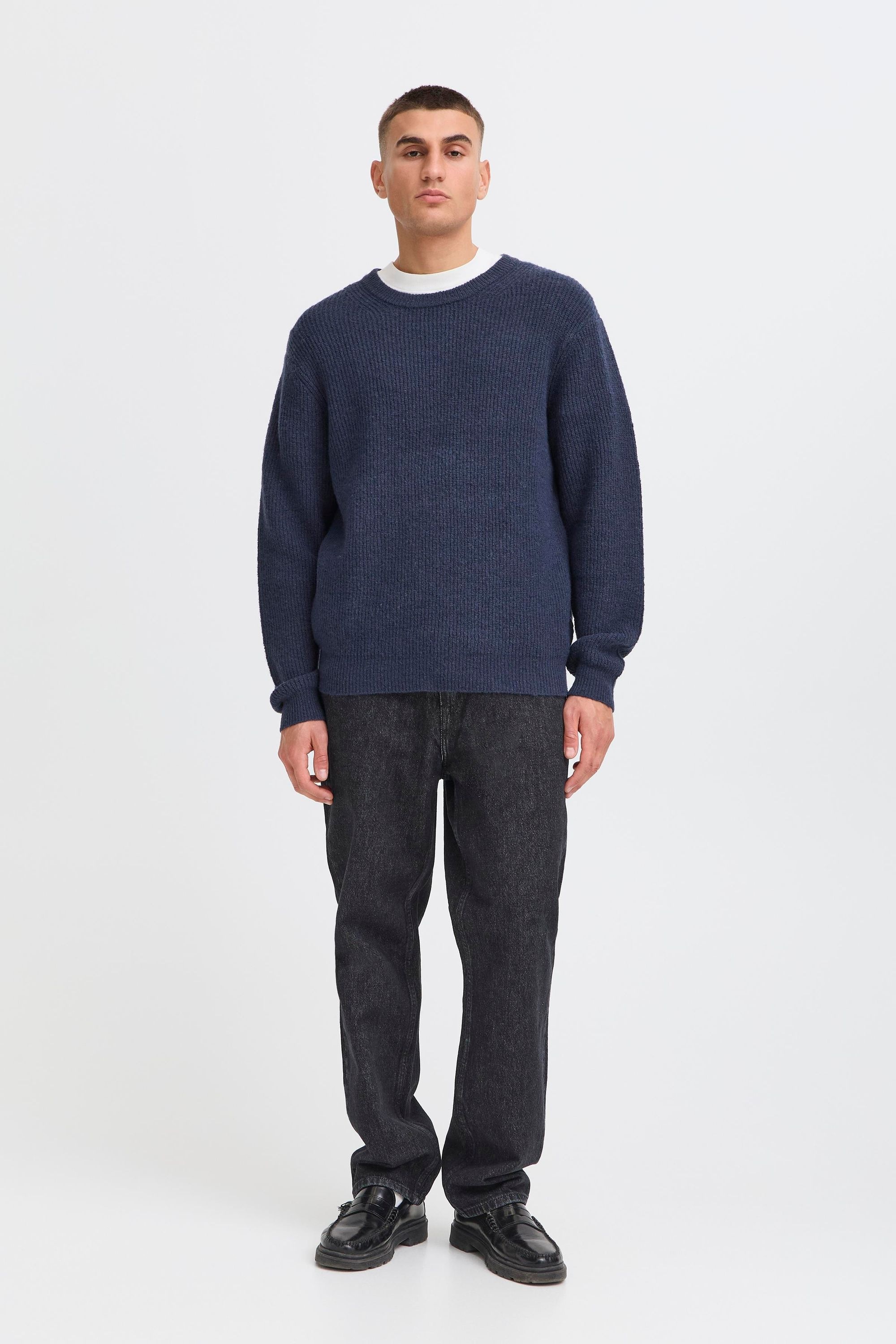 Solid Strickfleece-Pullover "Strickpullover SDMACK" günstig online kaufen