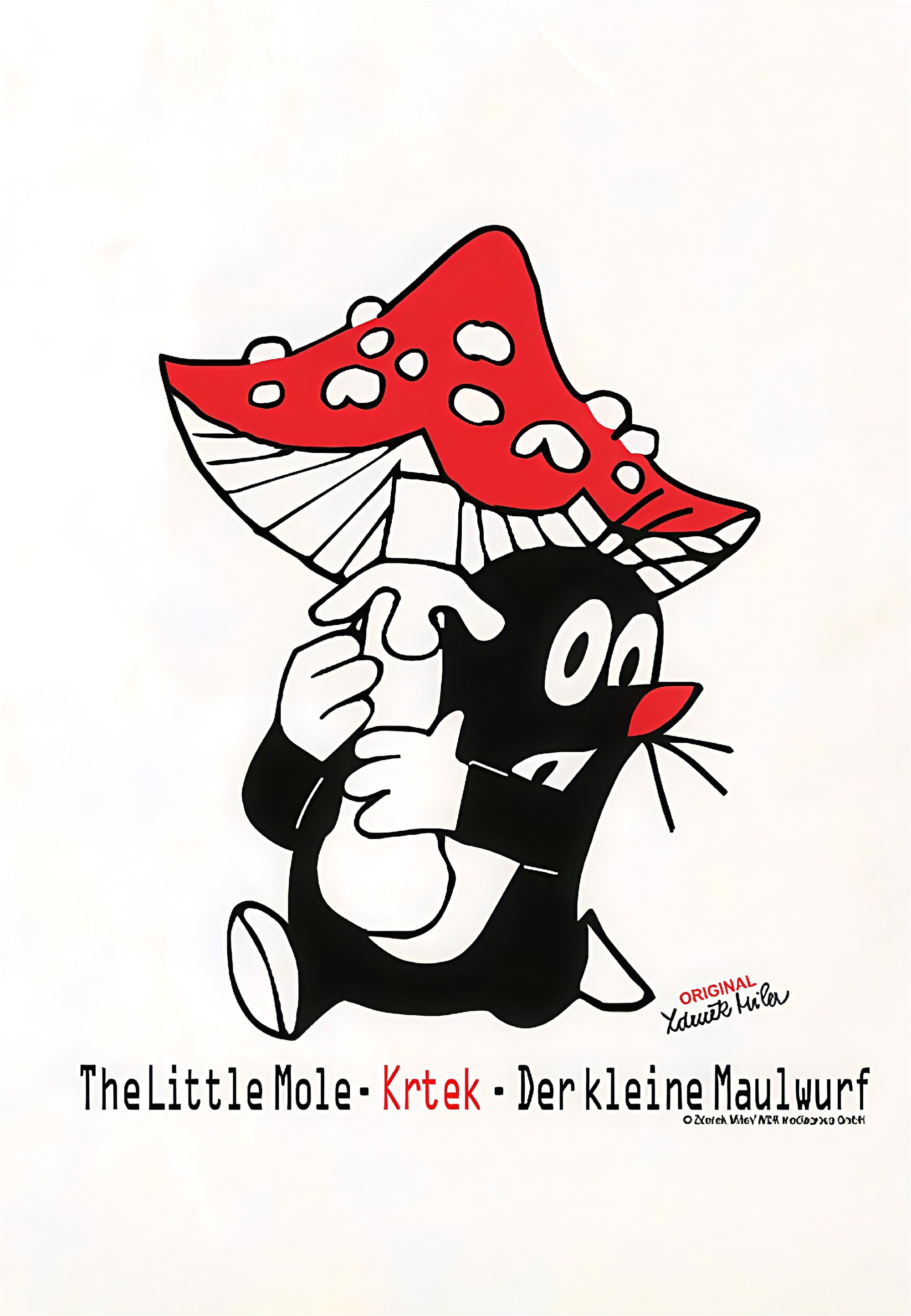 LOGOSHIRT Henkeltasche "Der kleine Maulwurf - Pilz", mit coolem Motiv günstig online kaufen