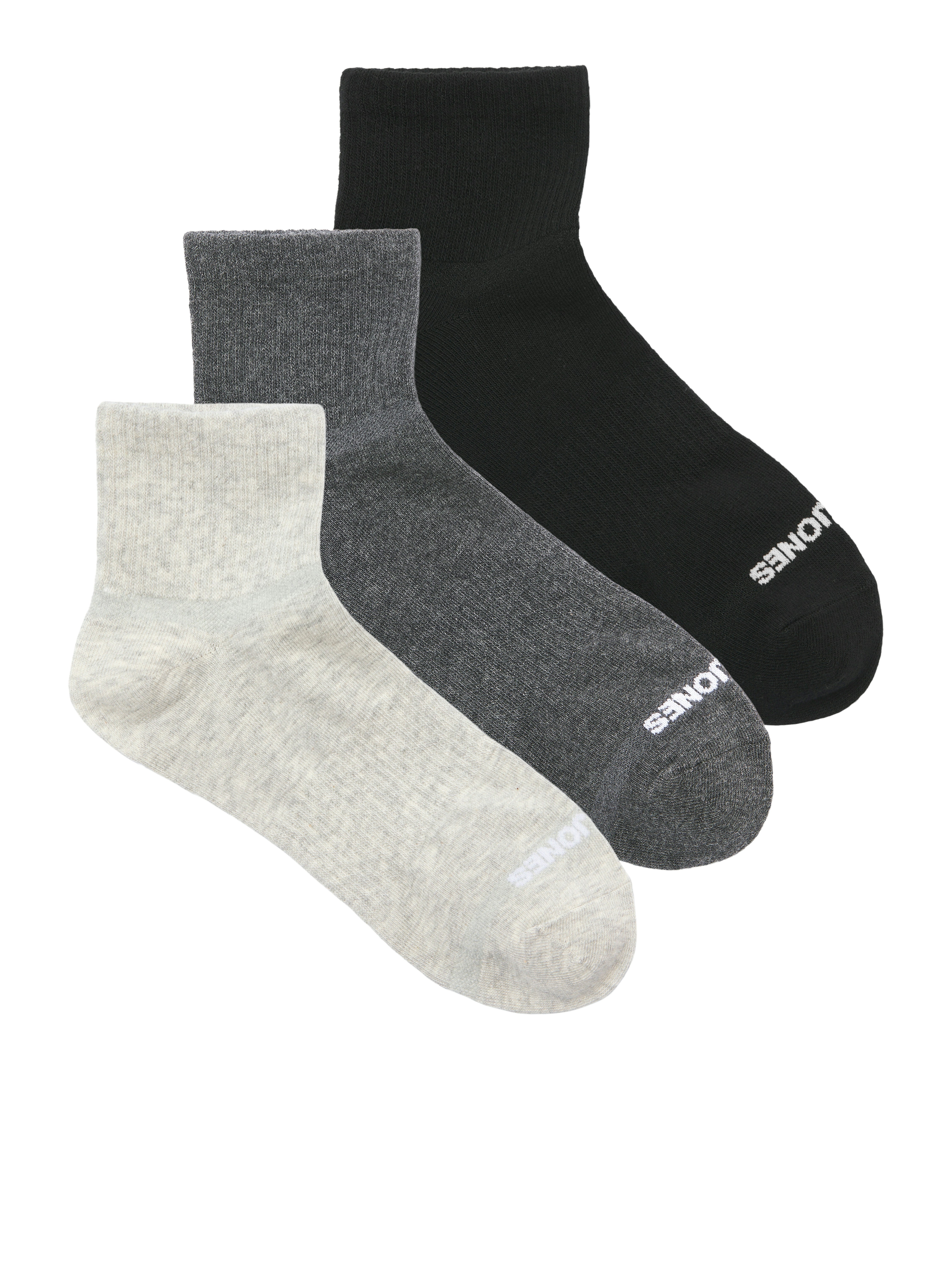 Jack & Jones "JACLUCA SHORT TENNIS SOCKS 3 PACK NOOS" Packung, 3 Stk. tlg.