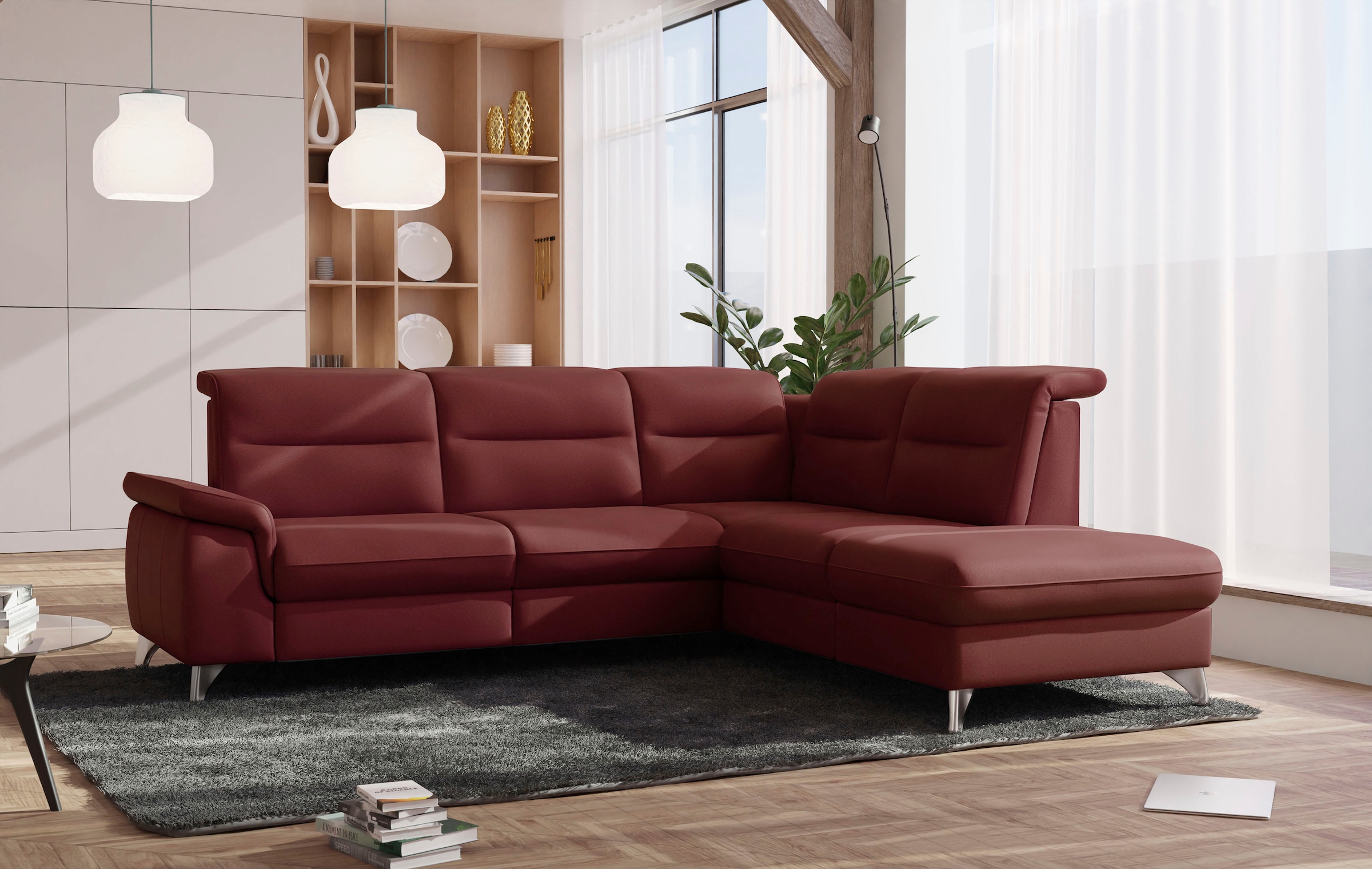 sit&more Ecksofa "Astoria L-Form", wahlweise mit motorischer Relaxfunktion günstig online kaufen