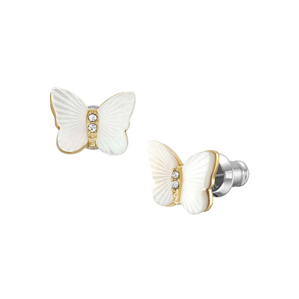 Fossil Paar Ohrstecker »Schmetterlinge, JEWELRY, JF04422710«