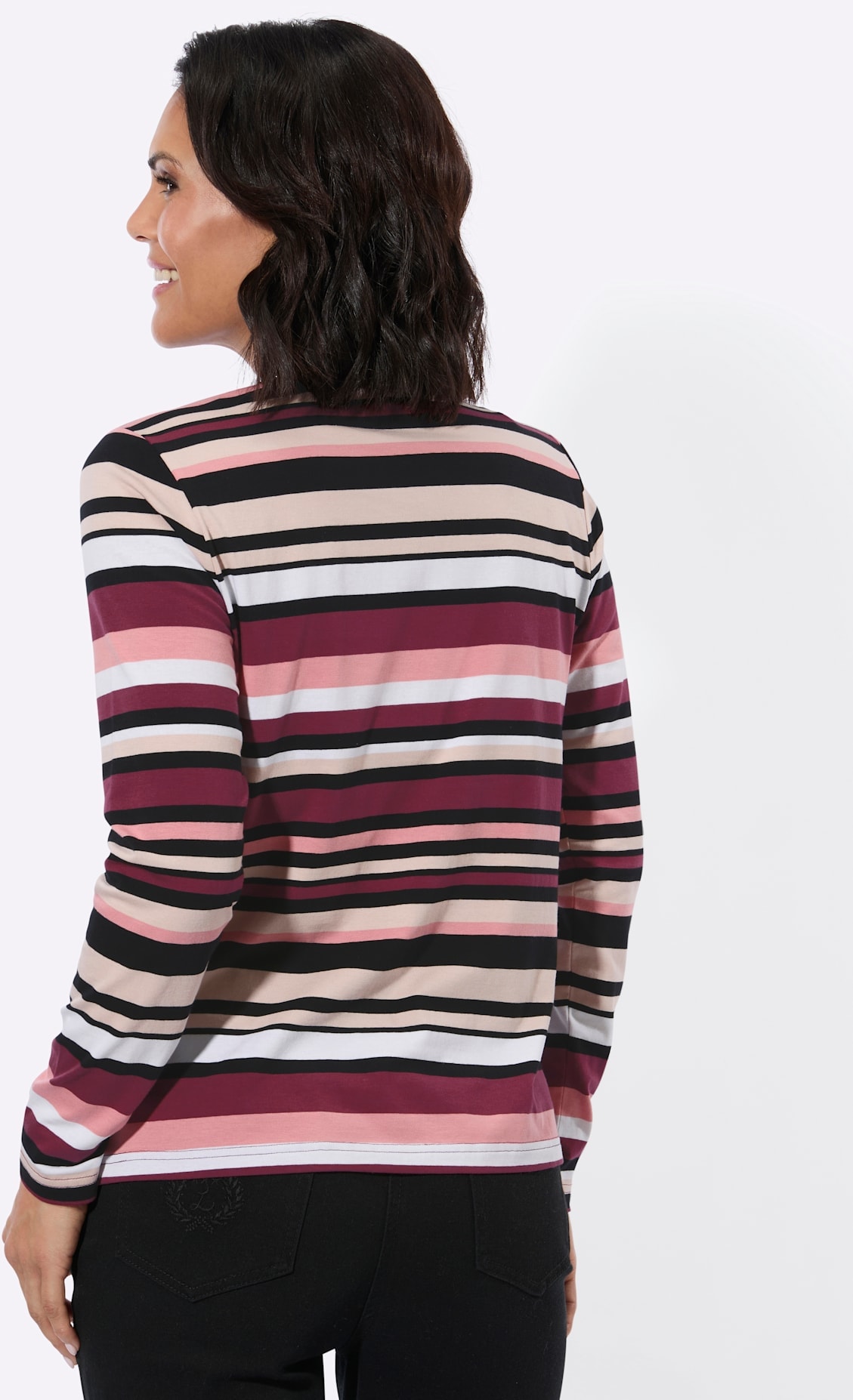 Casual Looks Langarmshirt »Stehkragen-Shirt« 1