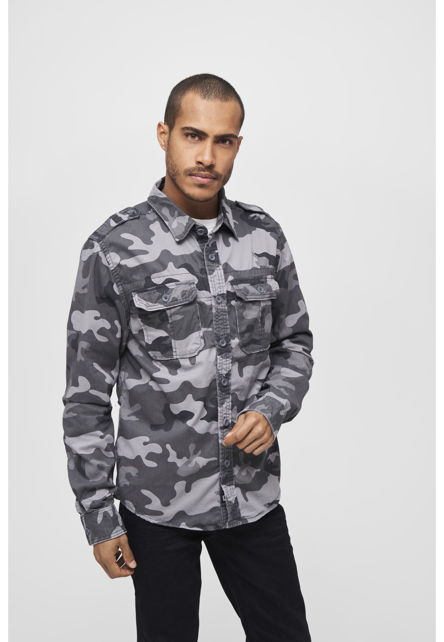 Brandit Langarmhemd "Brandit Herren Vintage Shirt" 1 Stk. günstig online kaufen