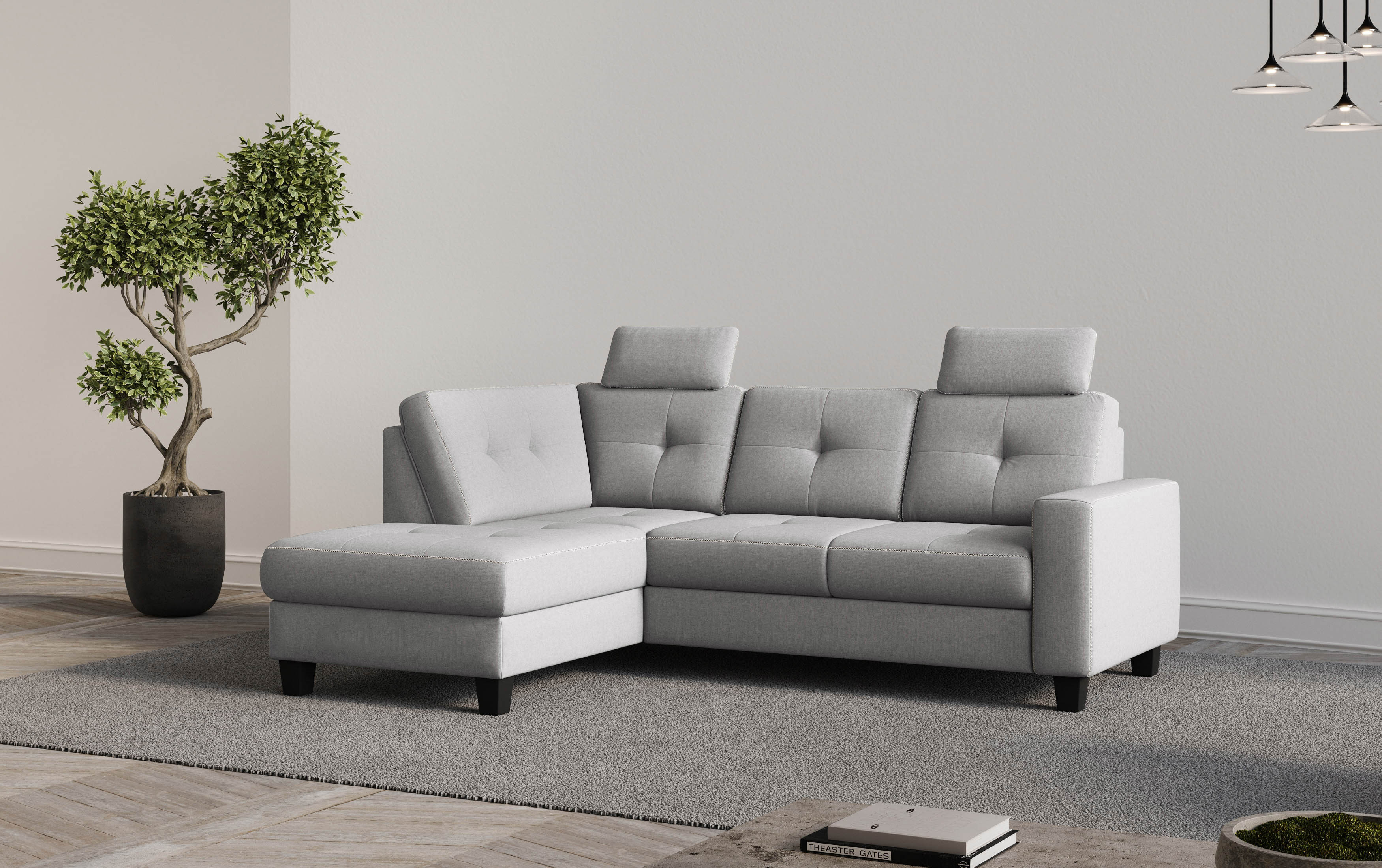 OTTO home Ecksofa "Varese" wahlweise mit Schlaffunktion und Bettkasten