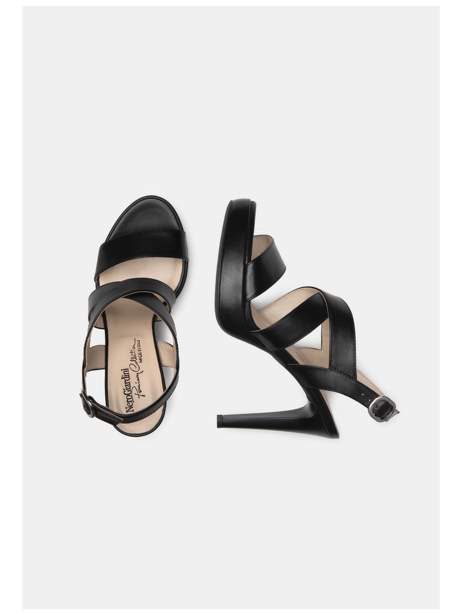 Nero Giardini High-Heel-Sandalette »Nero Giardini Sandalen Leder«