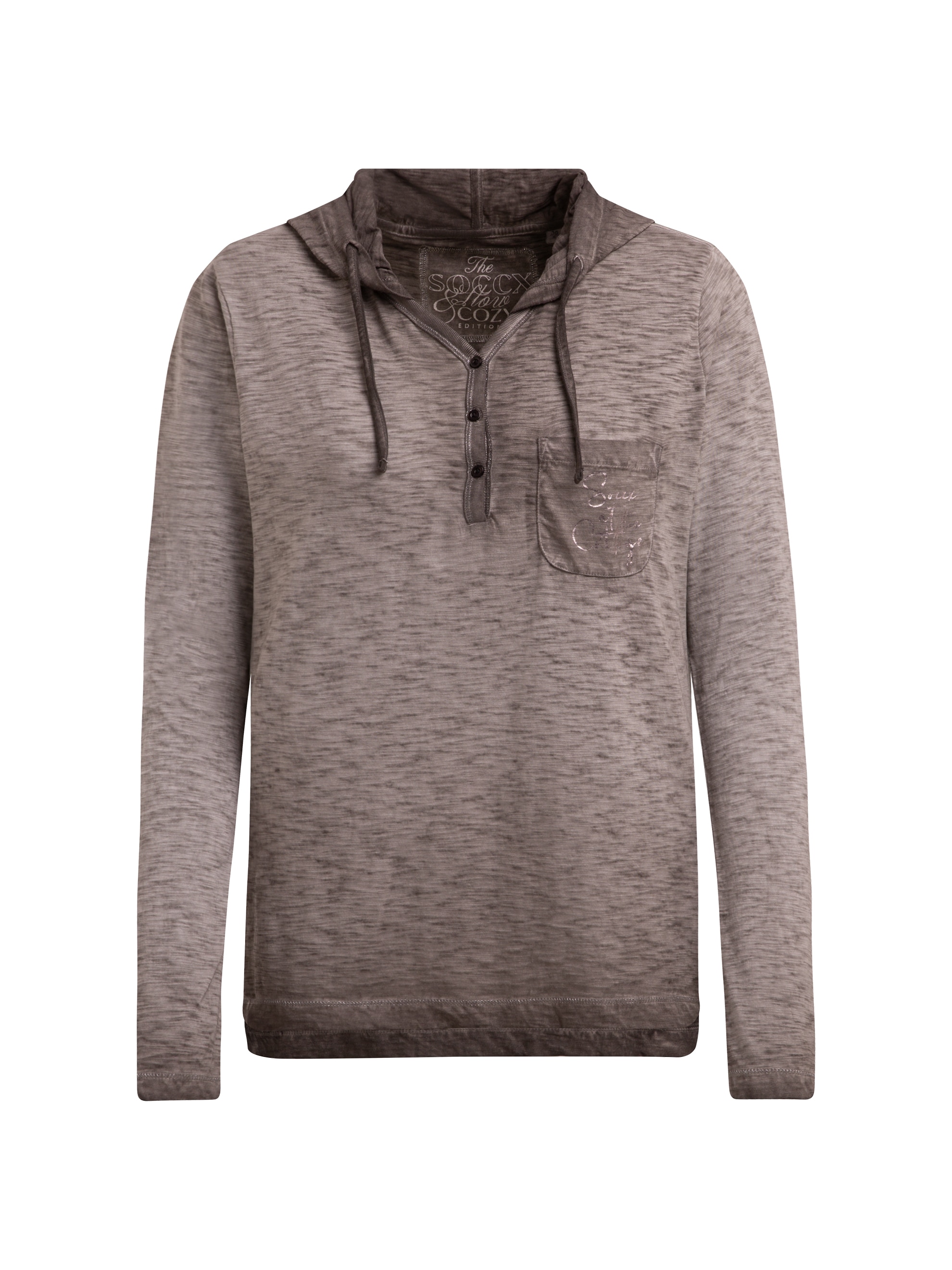 SOCCX Kapuzenshirt mit Brusttasche