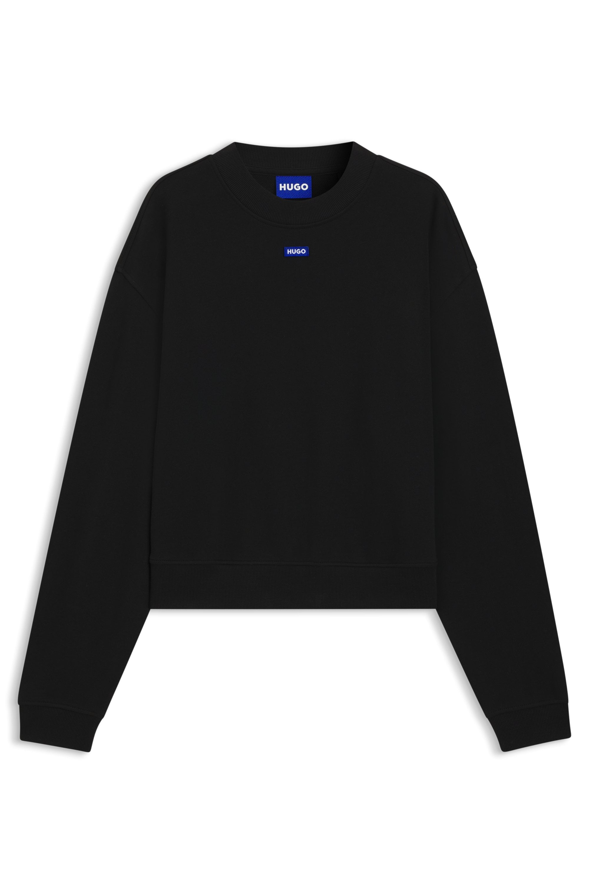 HUGO Blue Sweatshirt »Delessa«, mit Logoaufnäher
