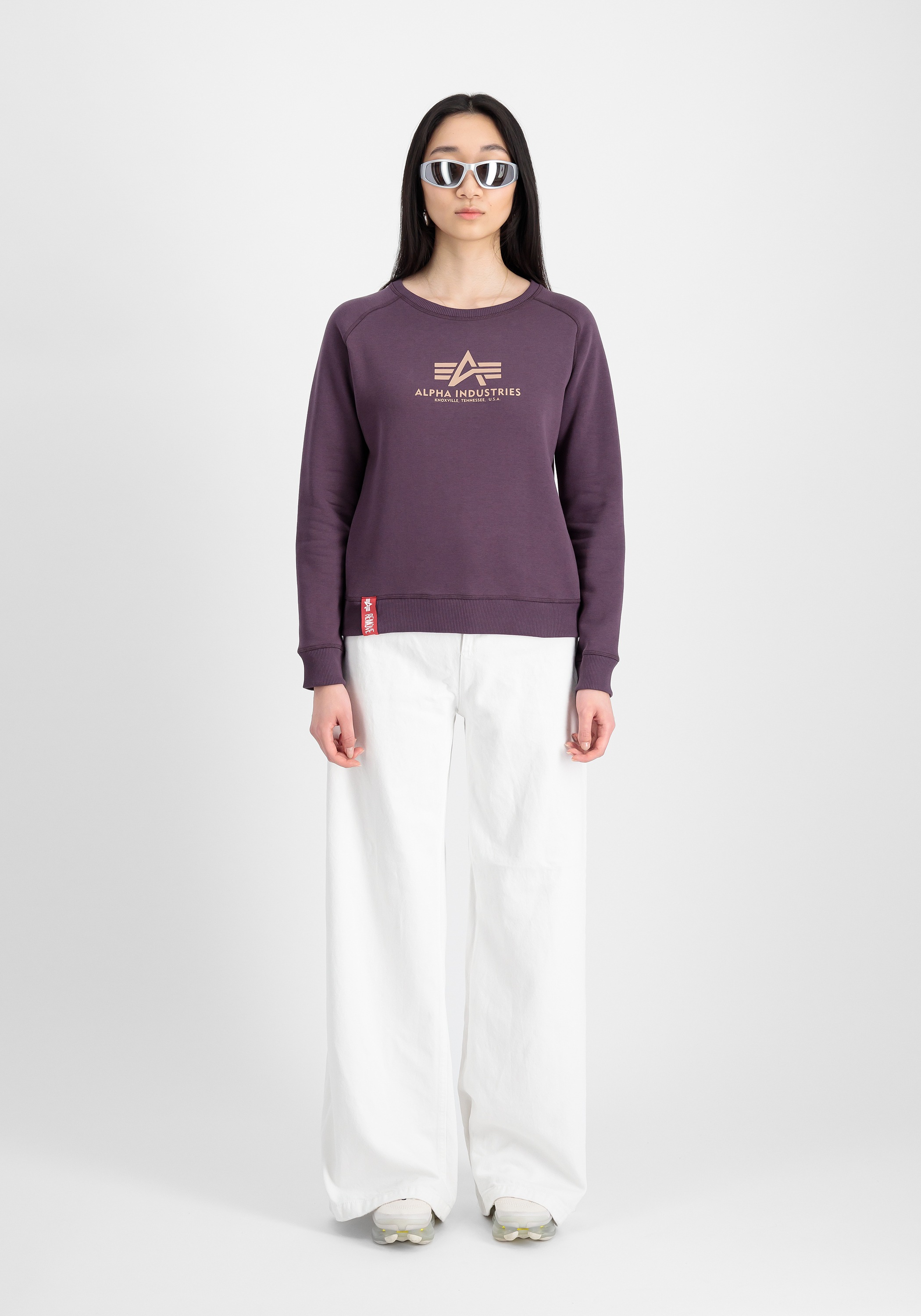 Alpha Industries New Basic Sweatshirt BL W Women's Plum S 2