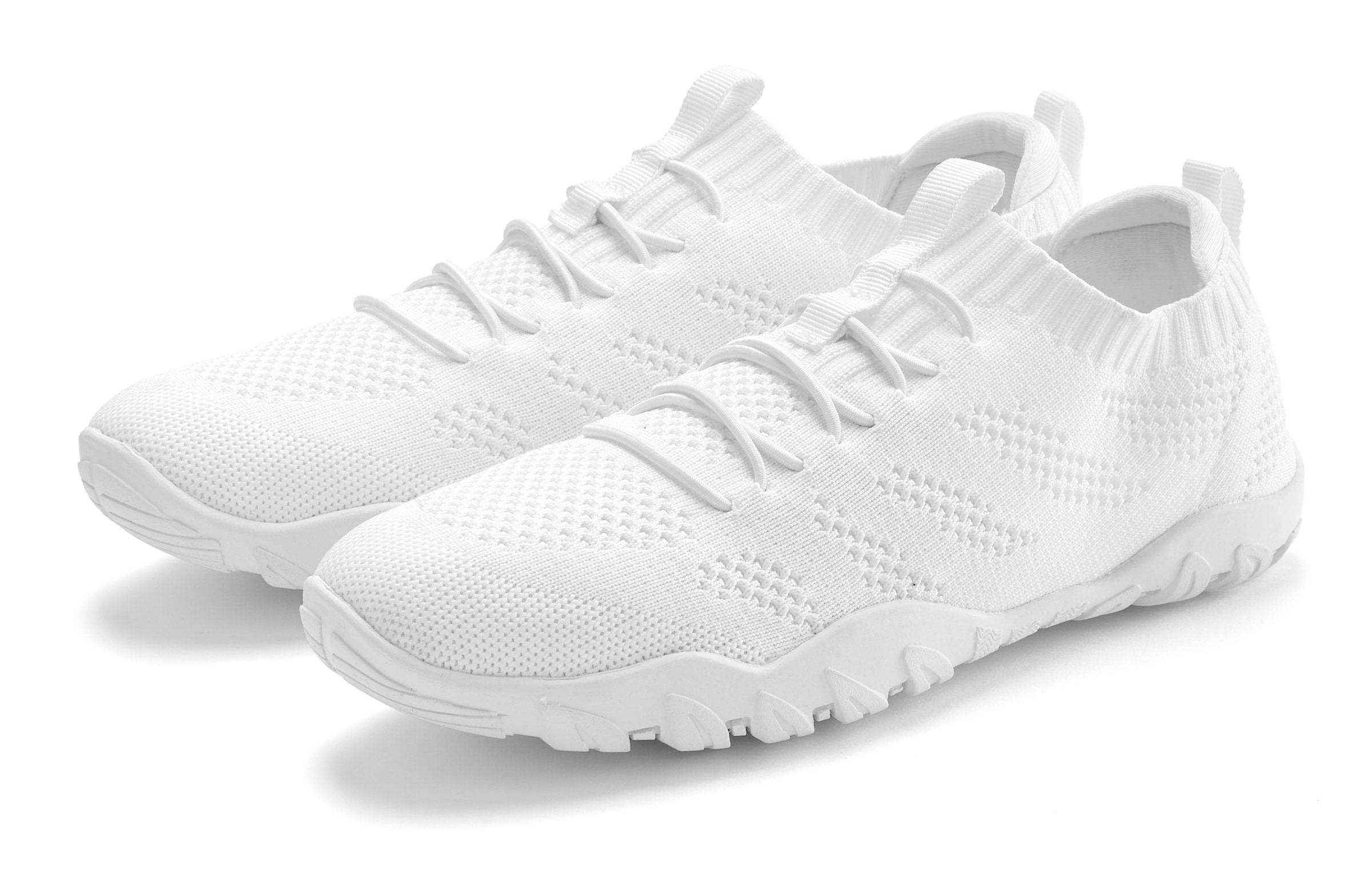 Sneaker VIVANCE "Freizeitschuh, Slip-On-Sneaker, Halbschuh, ultraleicht", Damen, Gr. 42, weiß, Obermaterial: 100% Textilmaterial. Decksohle: 100% Textilmaterial. Futter: 100% Textilmaterial. Laufsohle: 100% Synthetik, unifarben, Basic, Schuhe Sneaker, zum