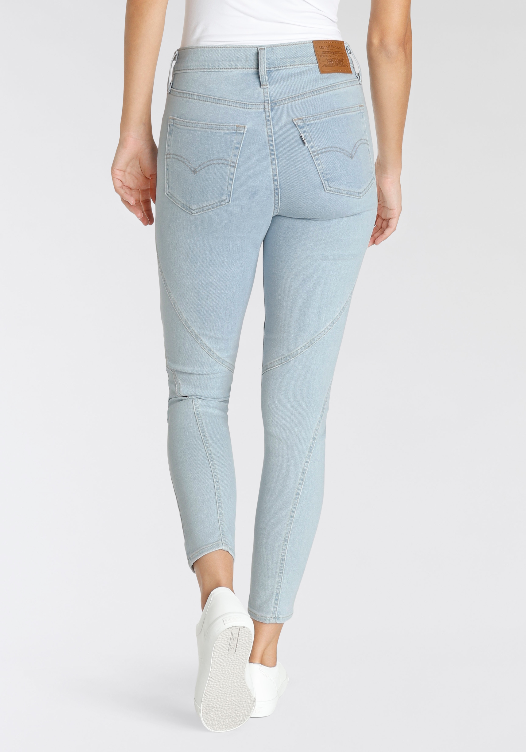 Levi's® Skinny-fit-Jeans »720 ZIP FRONT«, Biker- Look