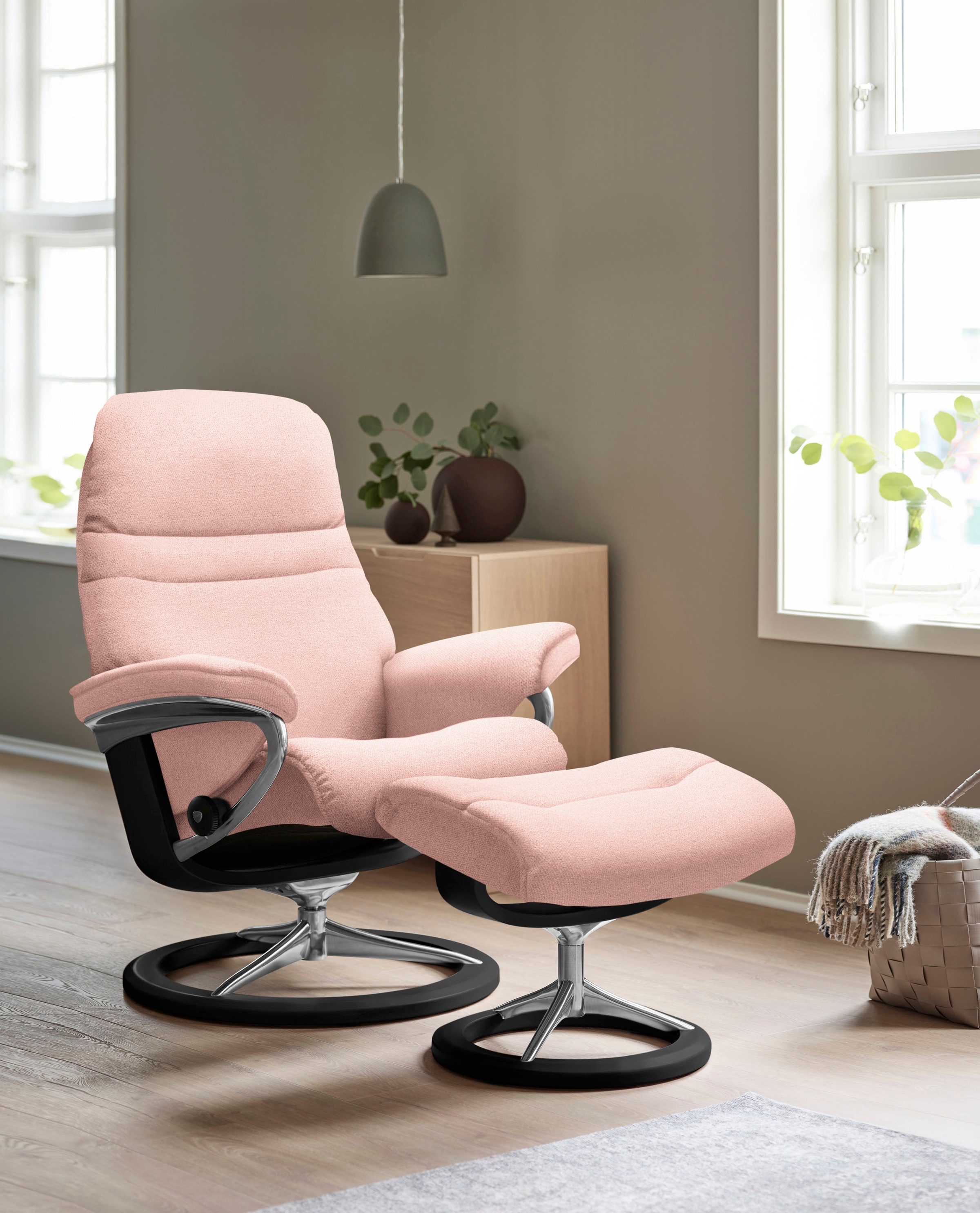 Stressless® Relaxsessel »Sunrise«, mit Signature Base, Größe M, Gestell Schwarz